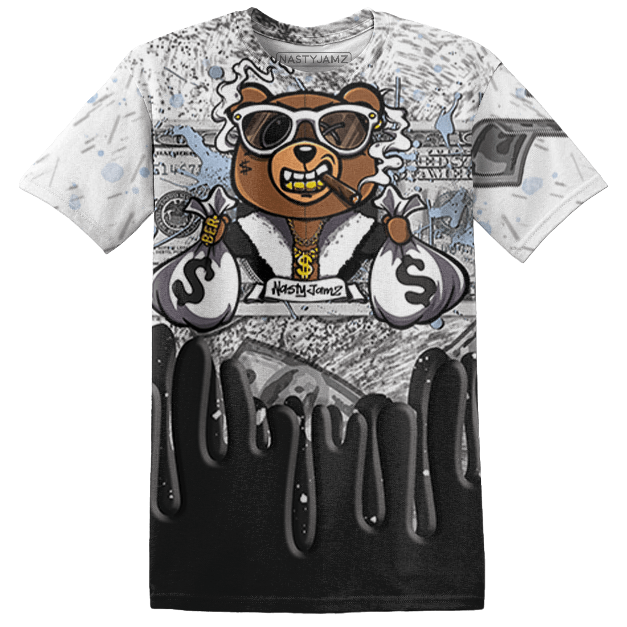 Reverse Oreo 6s T Shirt Match BER Dollar 3D All-Over Print - NastyJamz