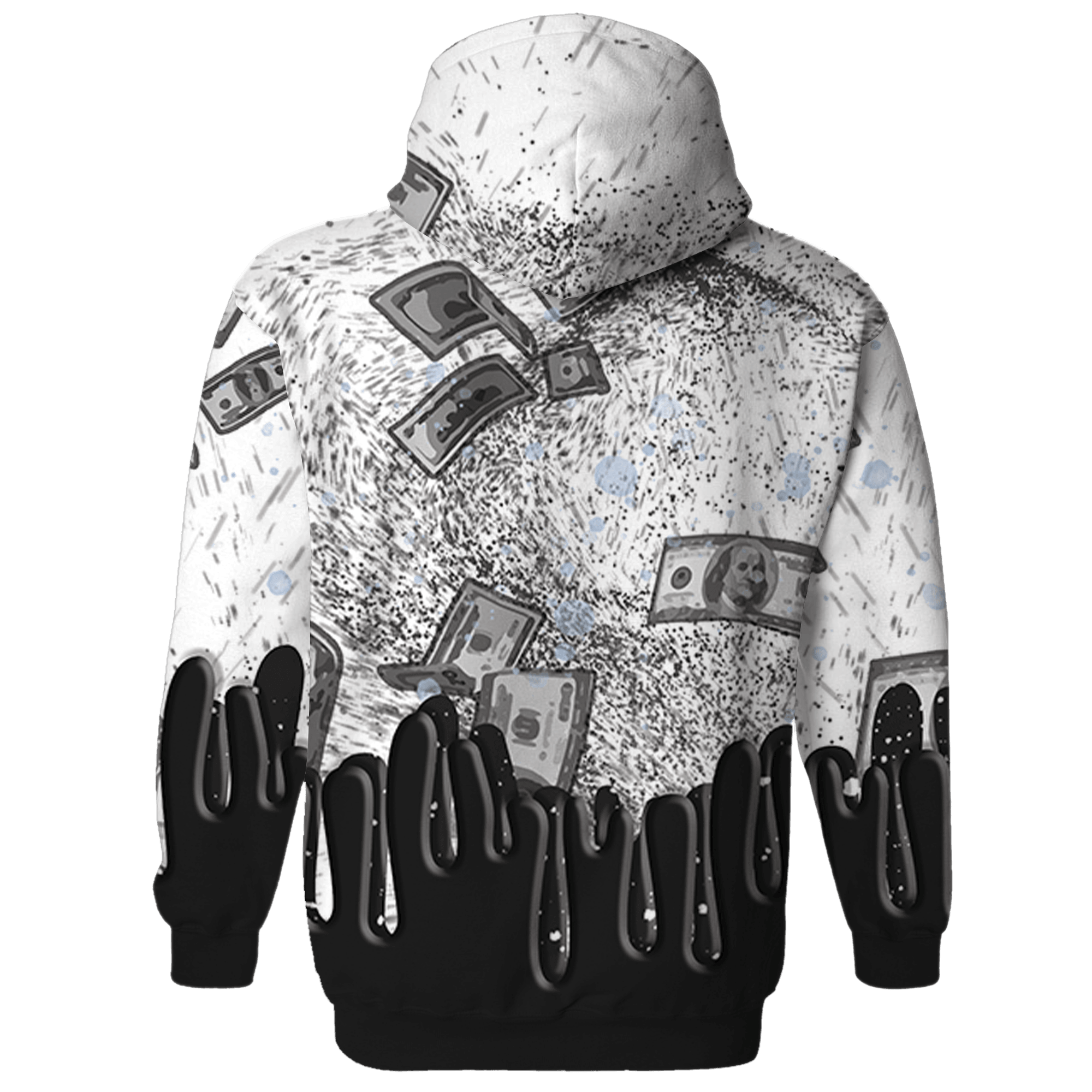 Reverse Oreo 6s Hoodie Match BER Dollar 3D All-Over Print - NastyJamz