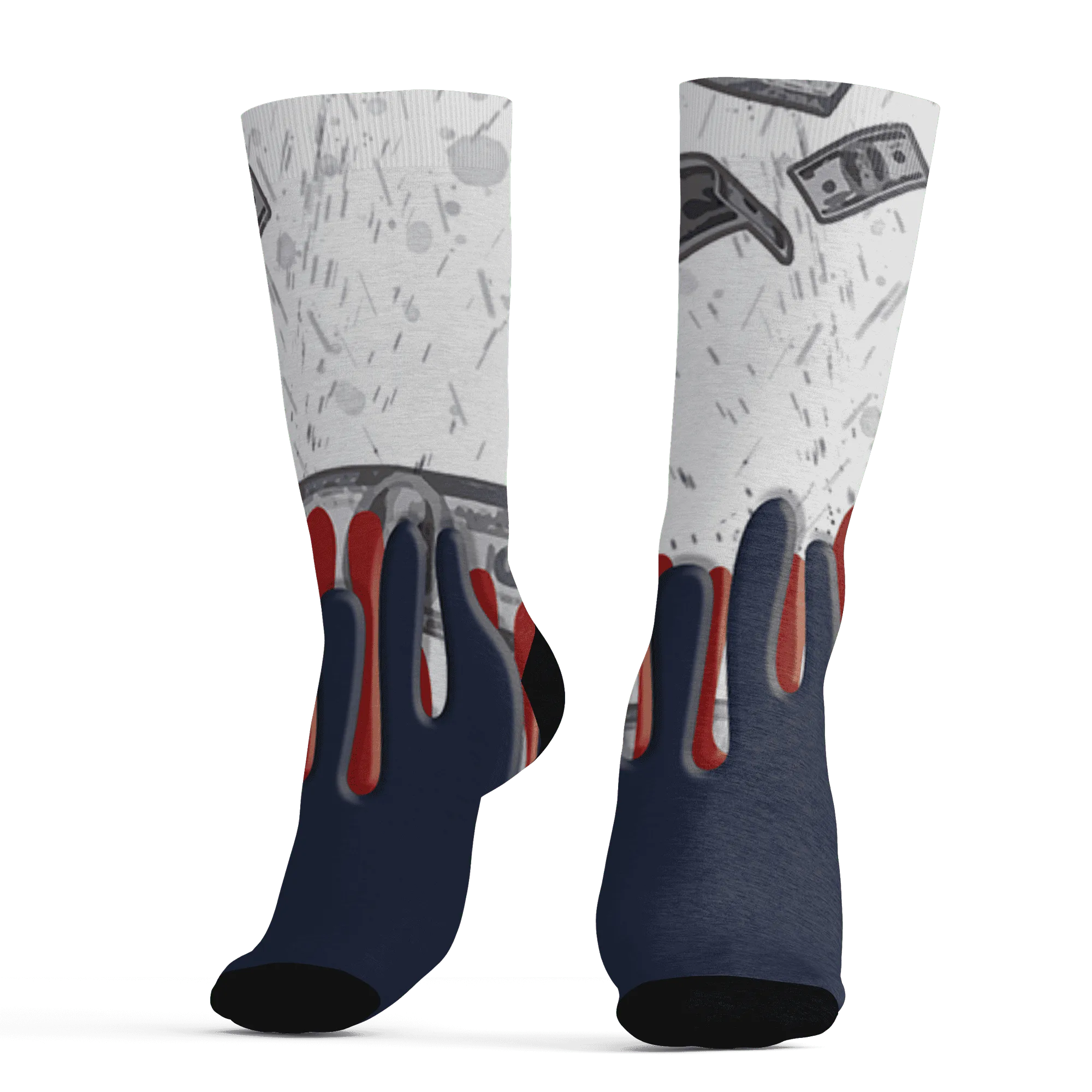 White-Navy-6s-Socks-Match-BER-Dollar-3D