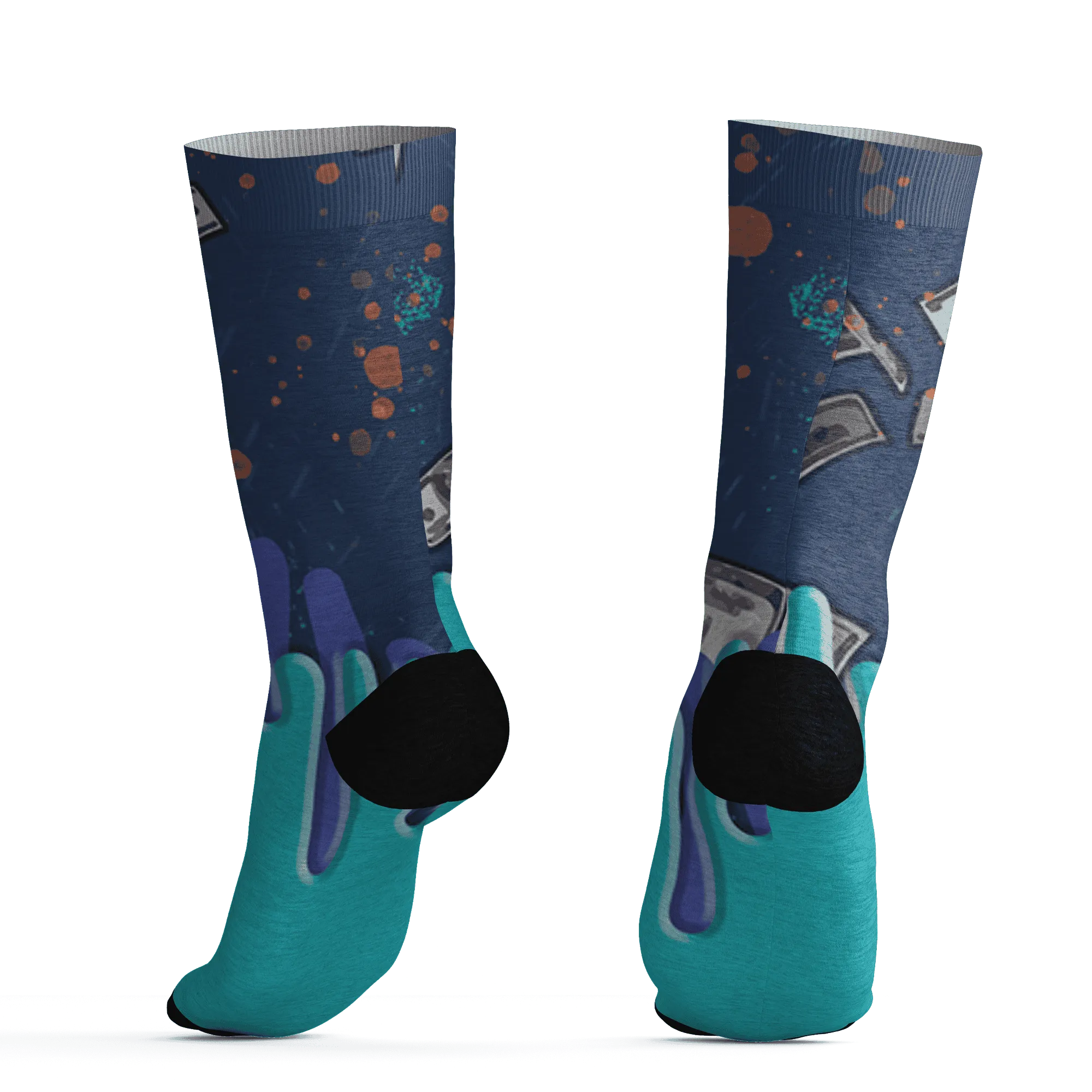 AM-Plus-Drift-Midnight-Navy-Total-Orange-Dusty-Cactus-Socks-Match-BER-Dollar-3D