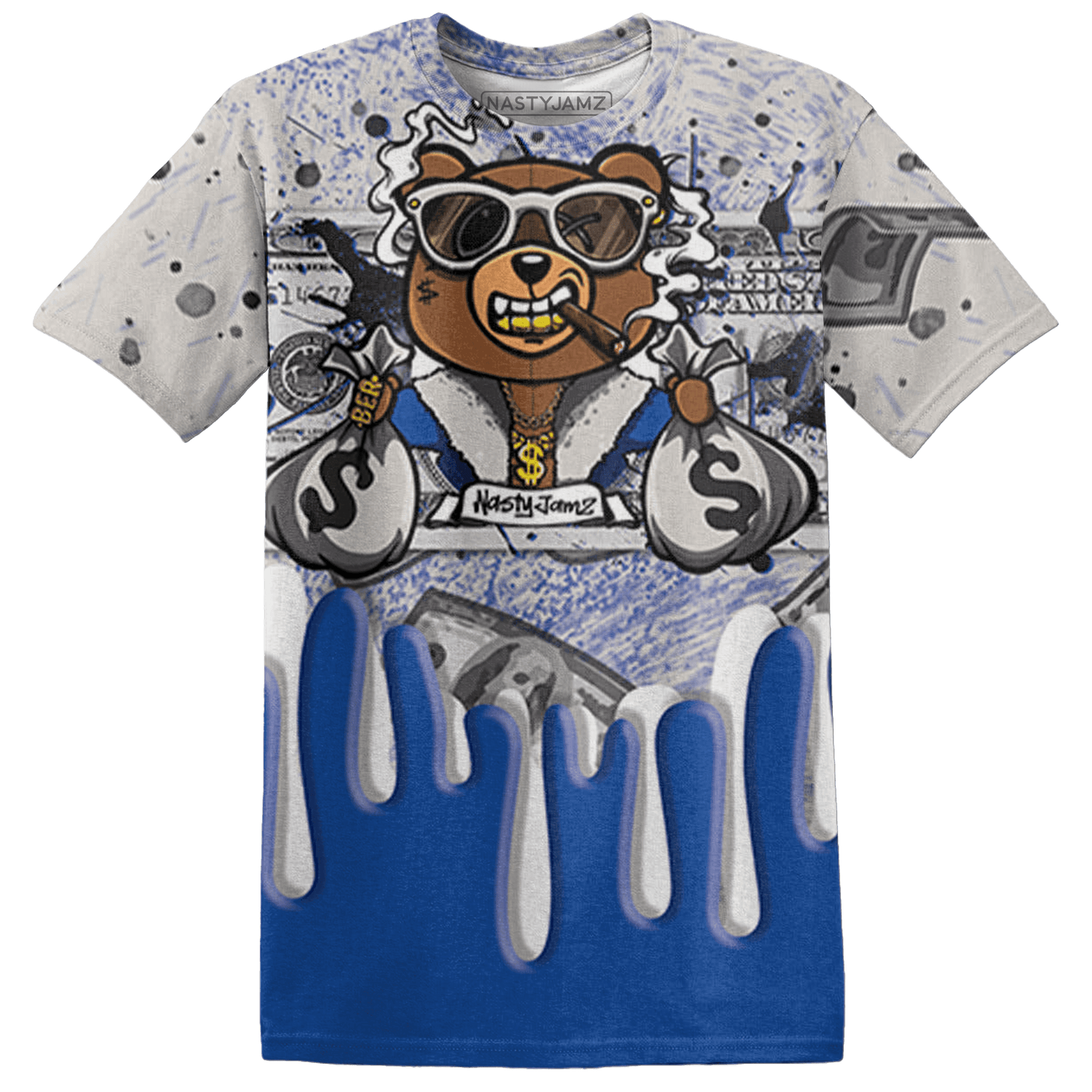 Air Max 1 86 Royal T Shirt Match BER Dollar 3D All-Over Print - NastyJamz