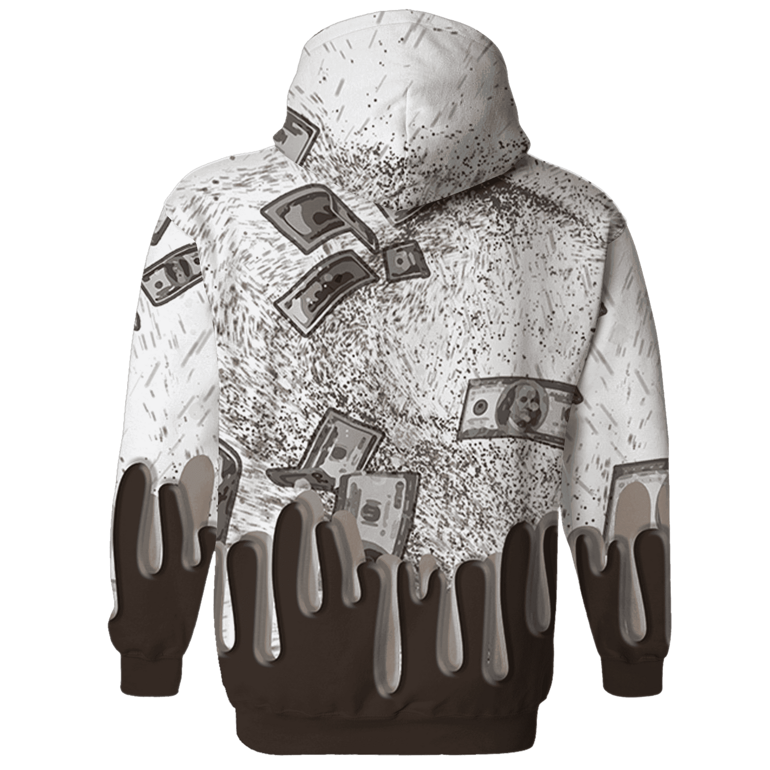 Dunk Low Baroque Brown Hoodie Match BER Dollar 3D All-Over Print - NastyJamz