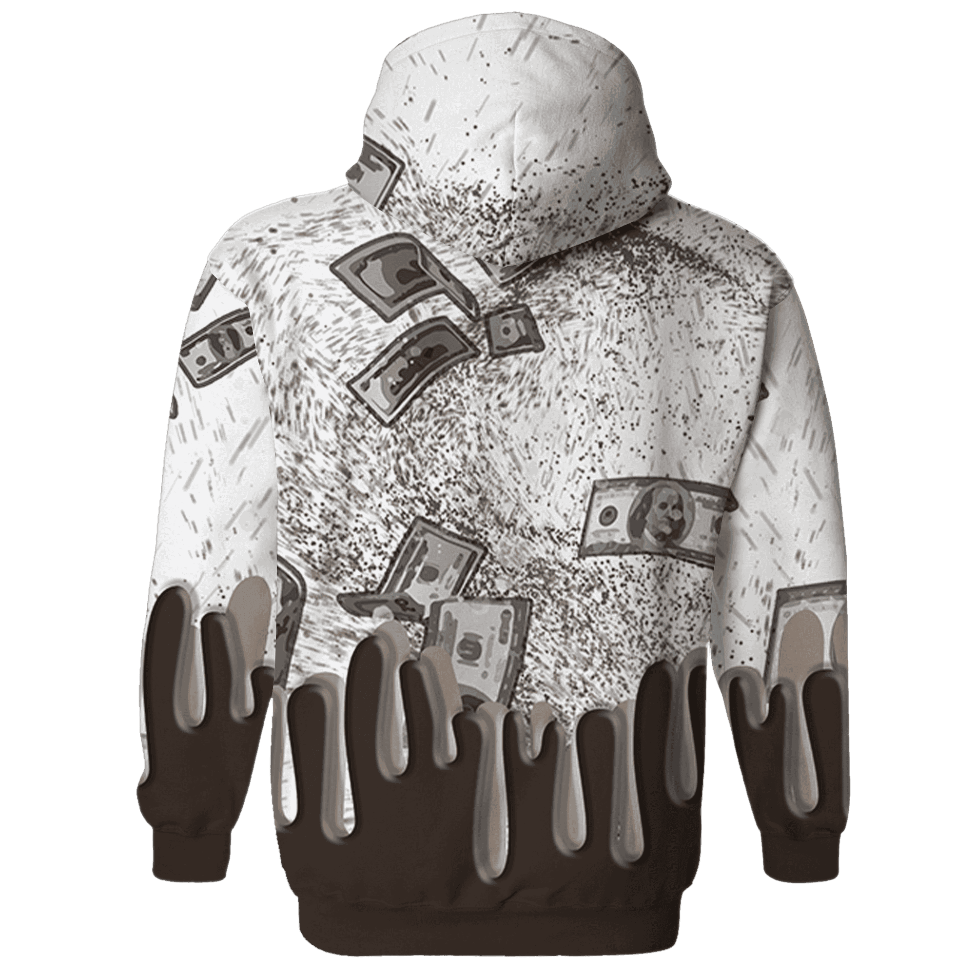 Dunk Low Baroque Brown Hoodie Match BER Dollar 3D All-Over Print - NastyJamz