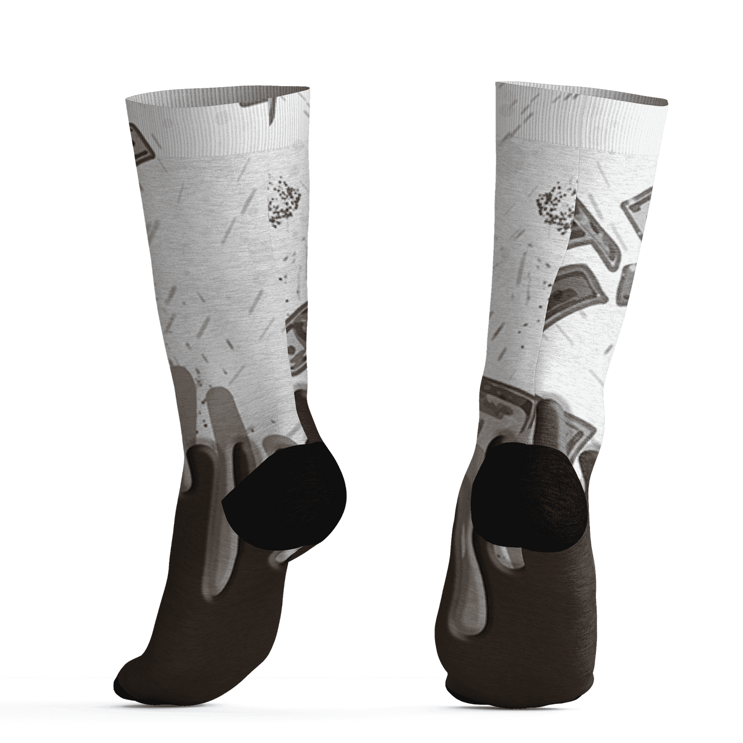Dunk Low Baroque Brown Socks Match BER Dollar 3D All-Over Print - NastyJamz