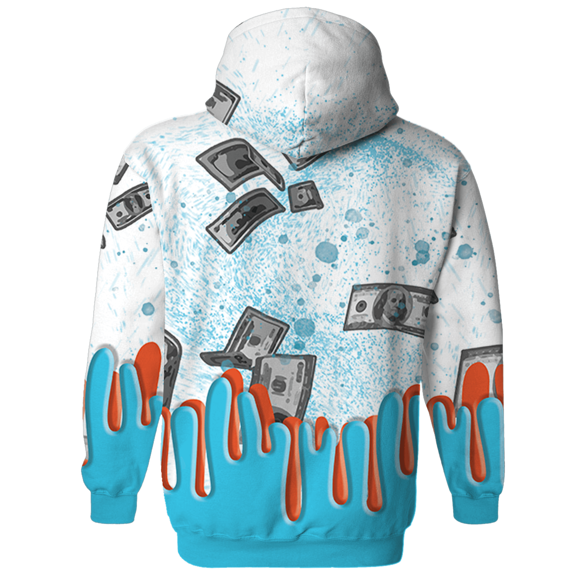 Dunk Low Dolphins Hoodie Match BER Dollar 3D All-Over Print - NastyJamz