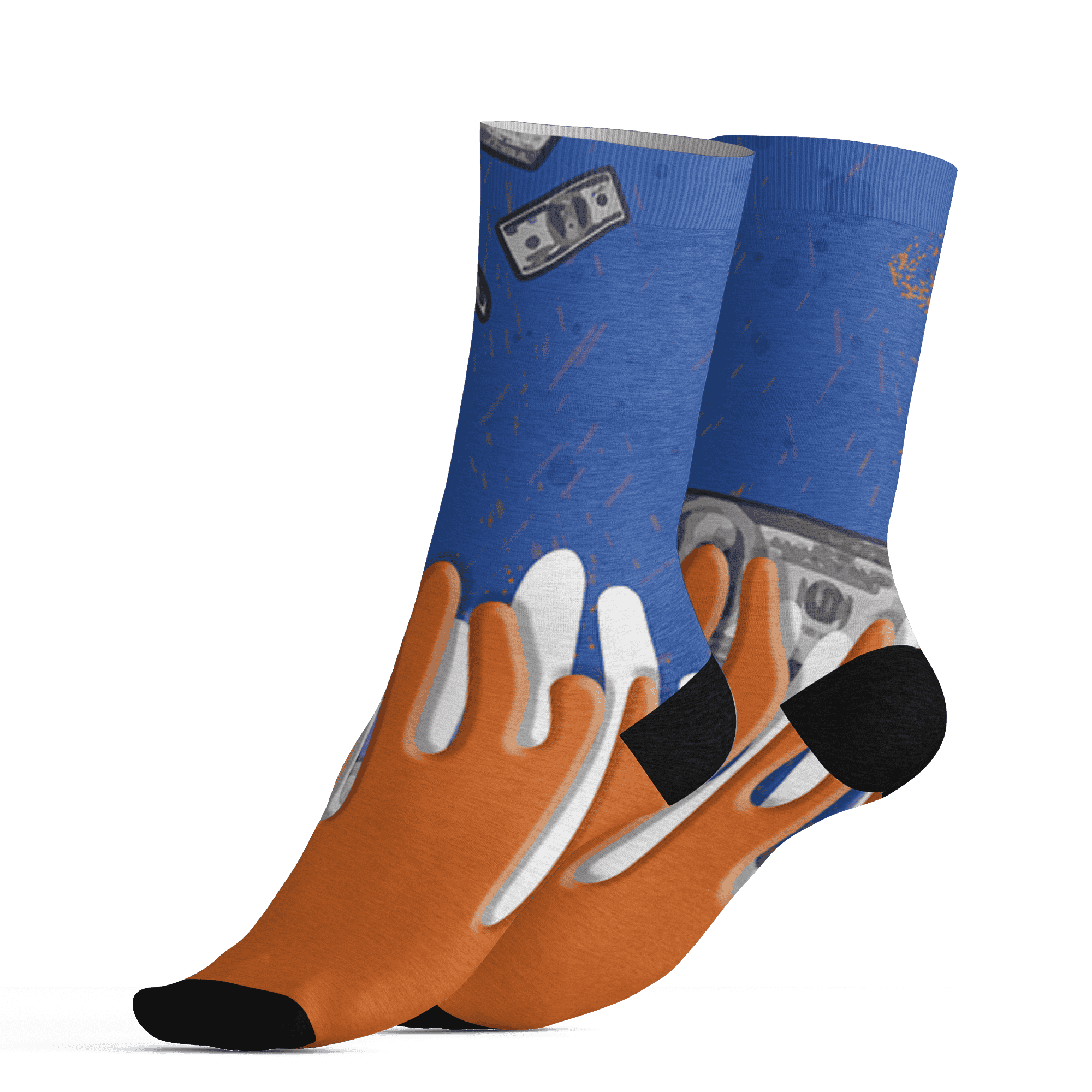 Dunk Low Knicks Socks Match BER Dollar 3D All-Over Print - NastyJamz