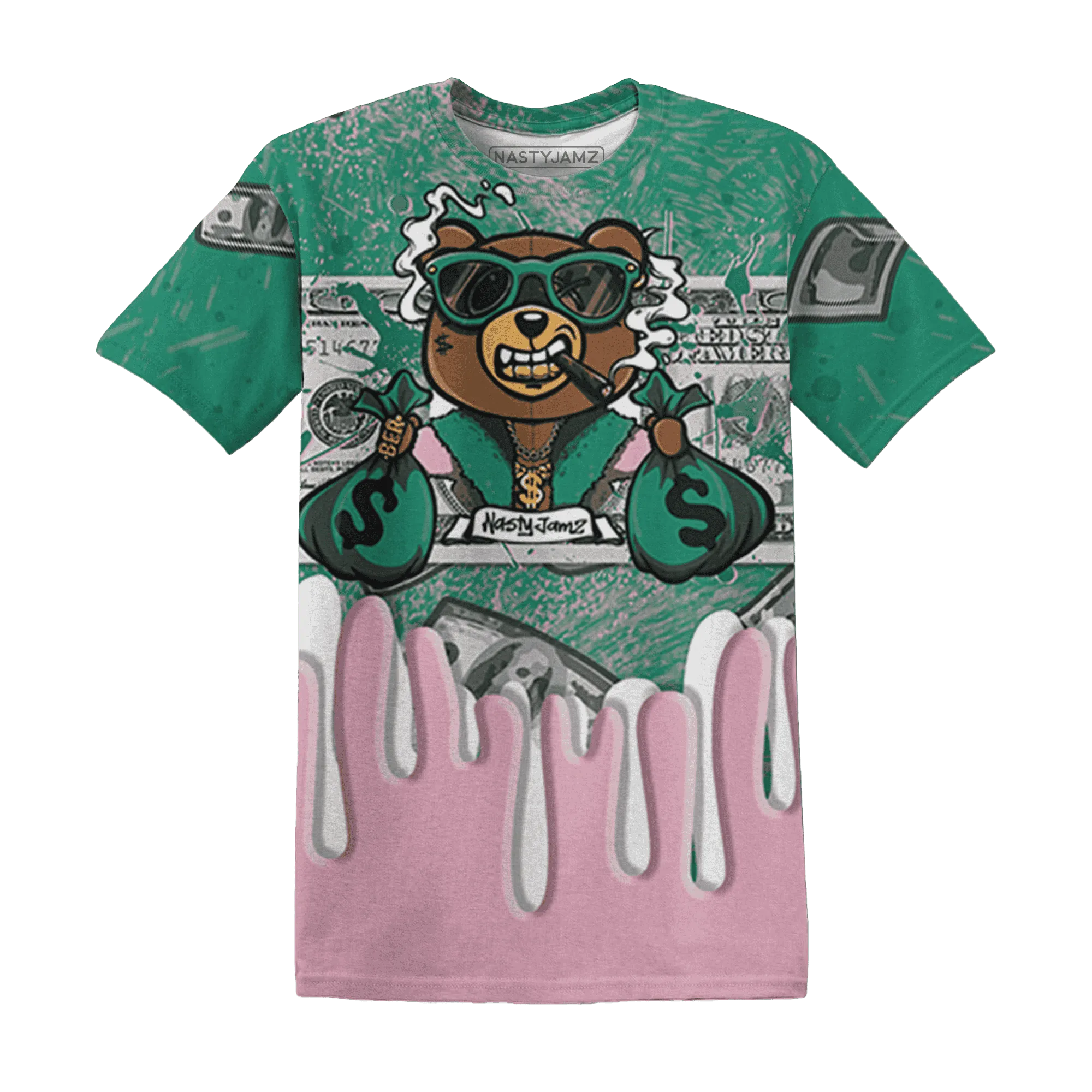 Dunk-Pink-Malachite-Medium-Soft-Low-Sail-T-Shirt-Match-BER-Dollar-3D