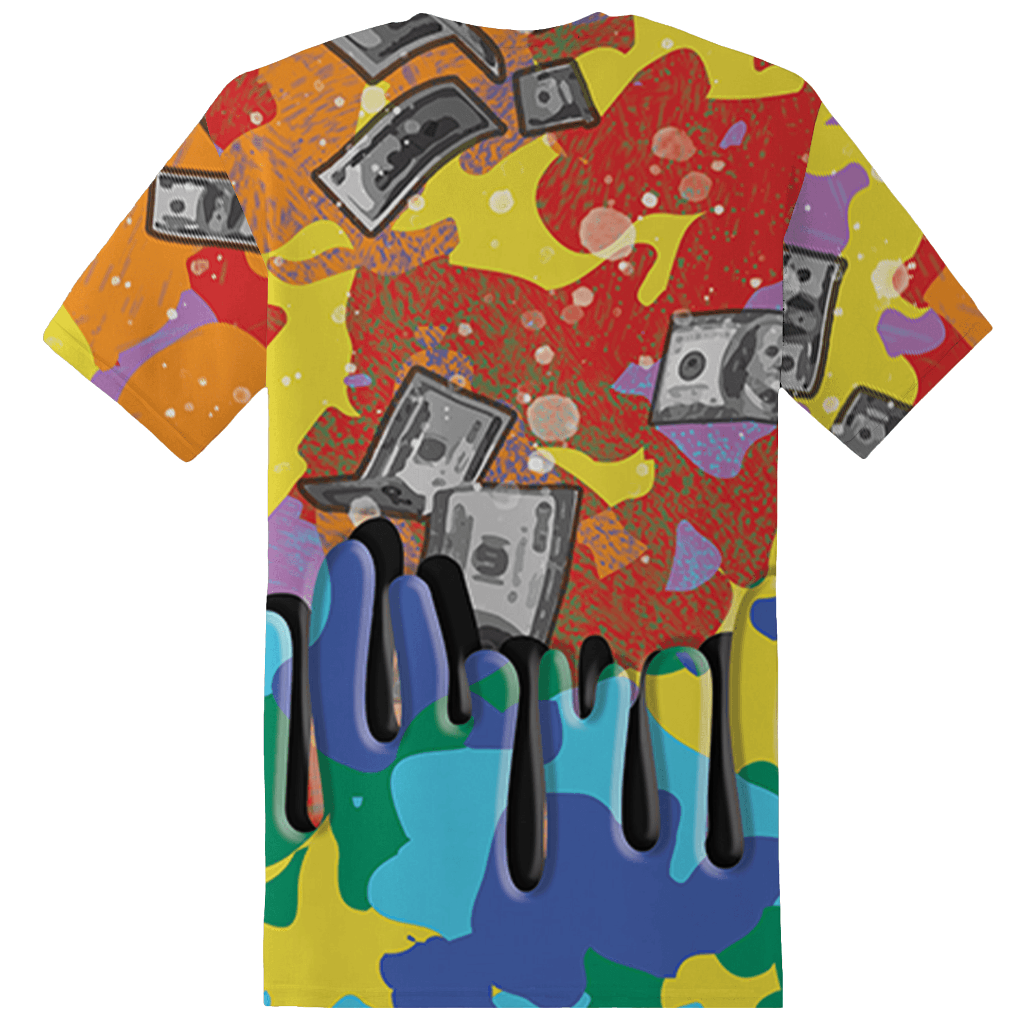 Mid GS Six Championships 1s T Shirt Match BER Dollar 3D All-Over Print - NastyJamz