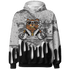 Retro High OG Black White 1s Hoodie Match BER Dollar 3D All-Over Print - NastyJamz