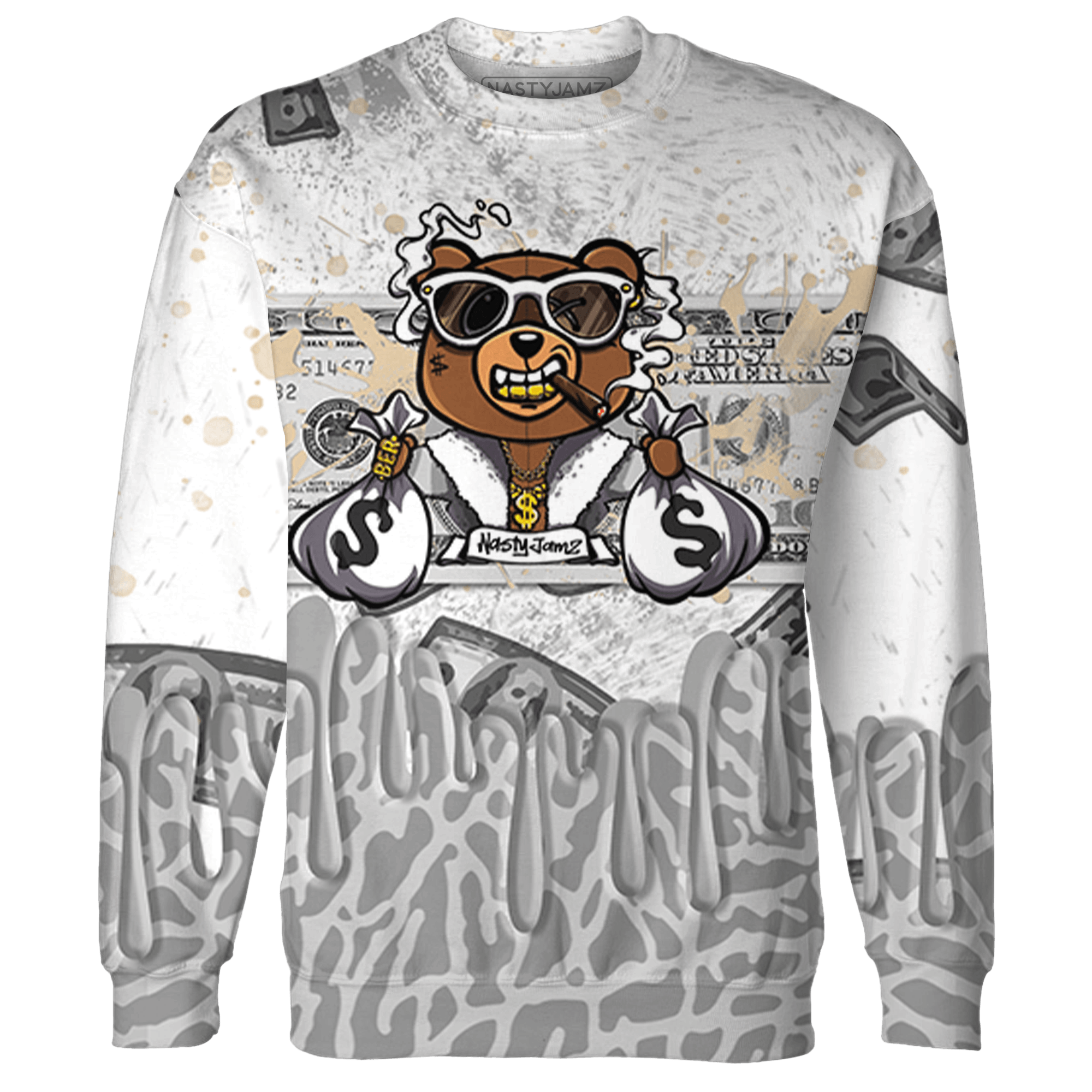 Craft Ivory 3s Sweatshirt Match BER Dollar 3D All-Over Print - NastyJamz