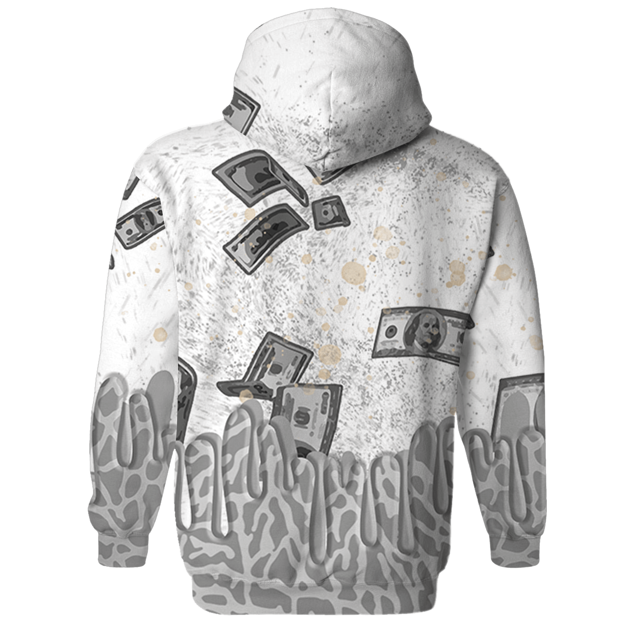 Craft Ivory 3s Hoodie Match BER Dollar 3D All-Over Print - NastyJamz