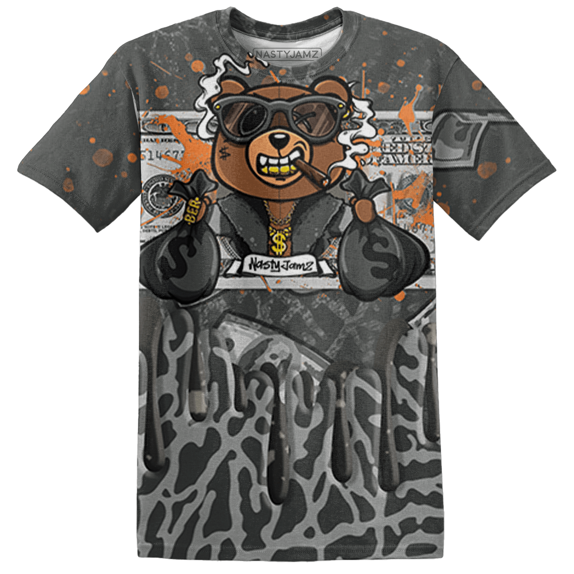 Fear Pack 3s T Shirt Match BER Dollar 3D All-Over Print - NastyJamz