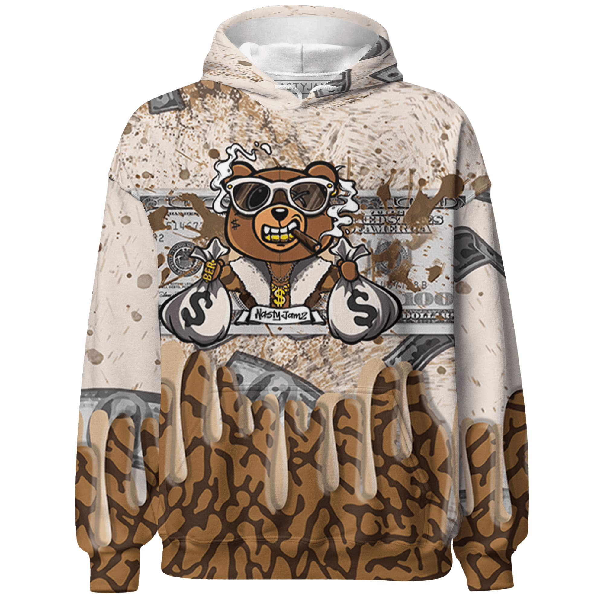 Palomino 3s Hoodie Match BER Dollar 3D All-Over Print - NastyJamz