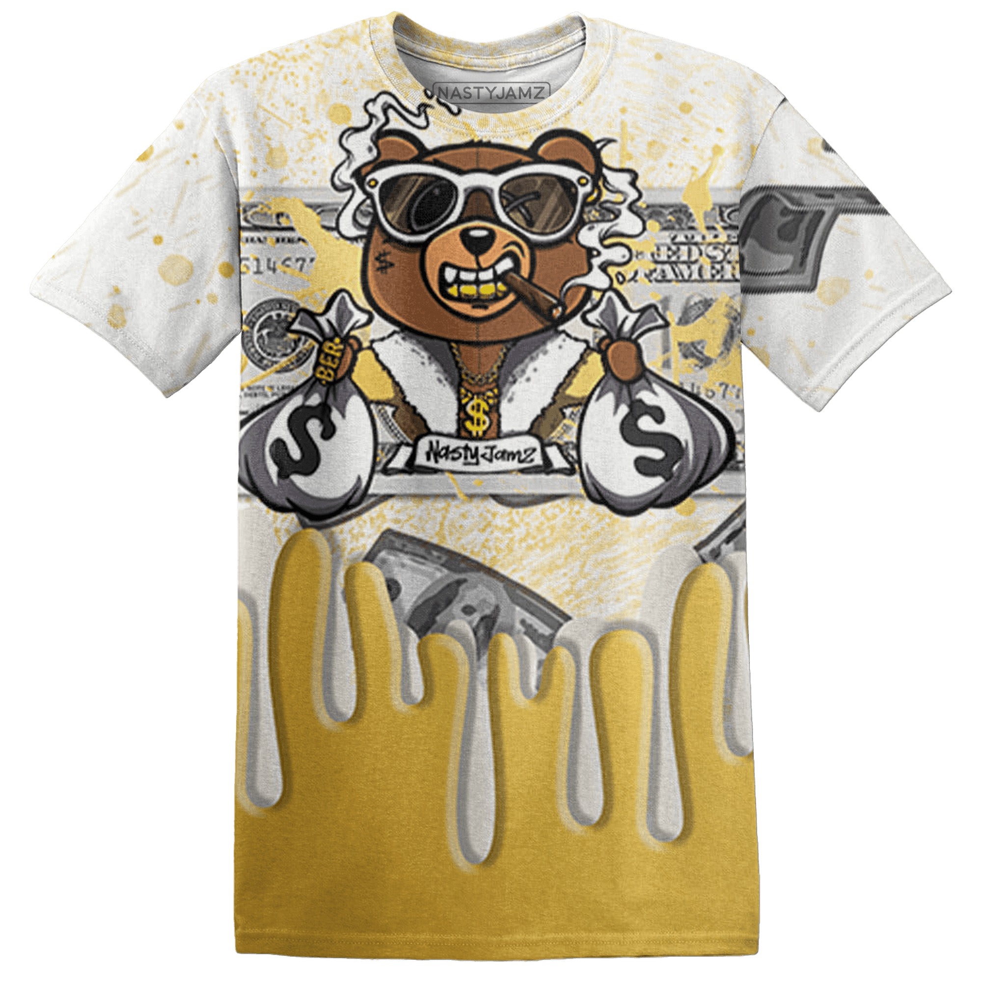 Sail 4s T Shirt Match BER Dollar 3D All-Over Print - NastyJamz