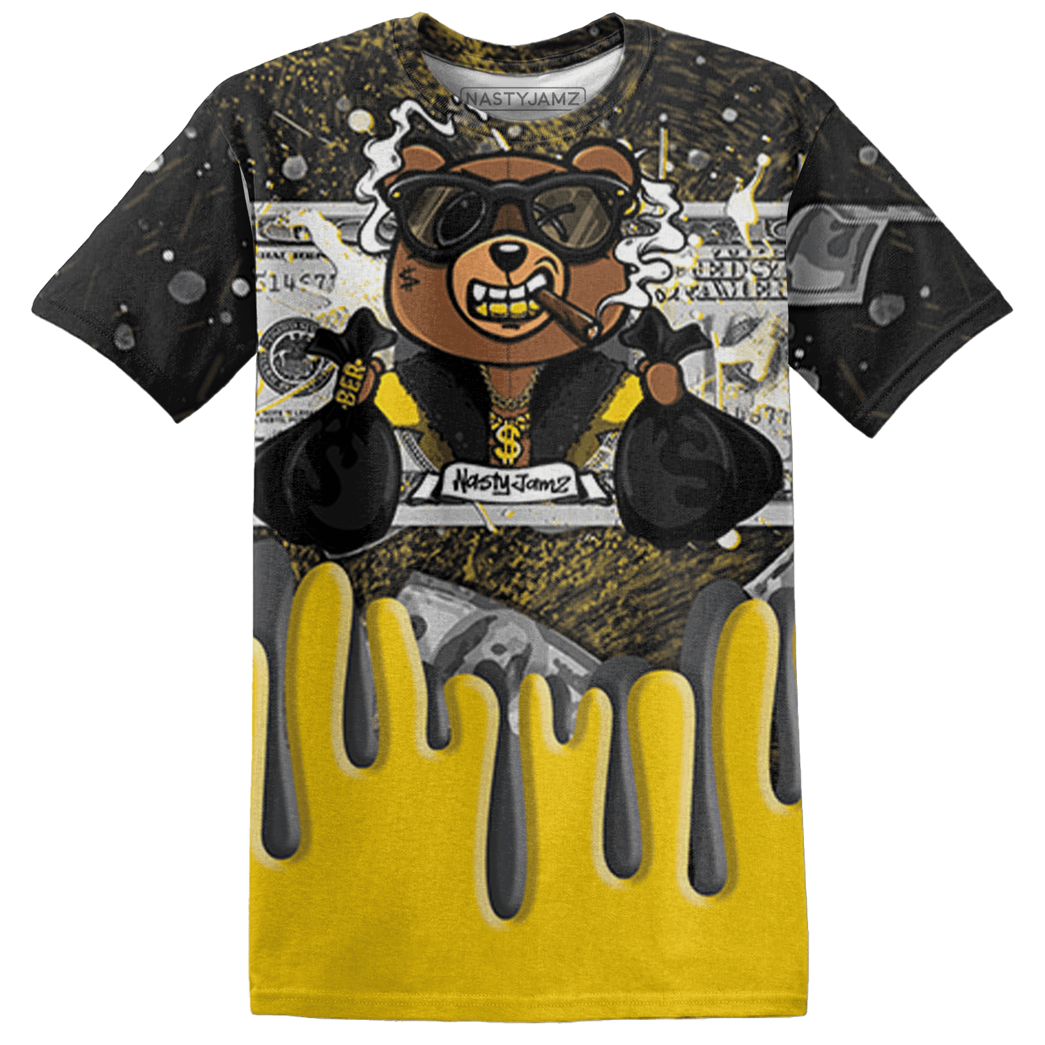 Thunder 4s T Shirt Match BER Dollar 3D All-Over Print - NastyJamz