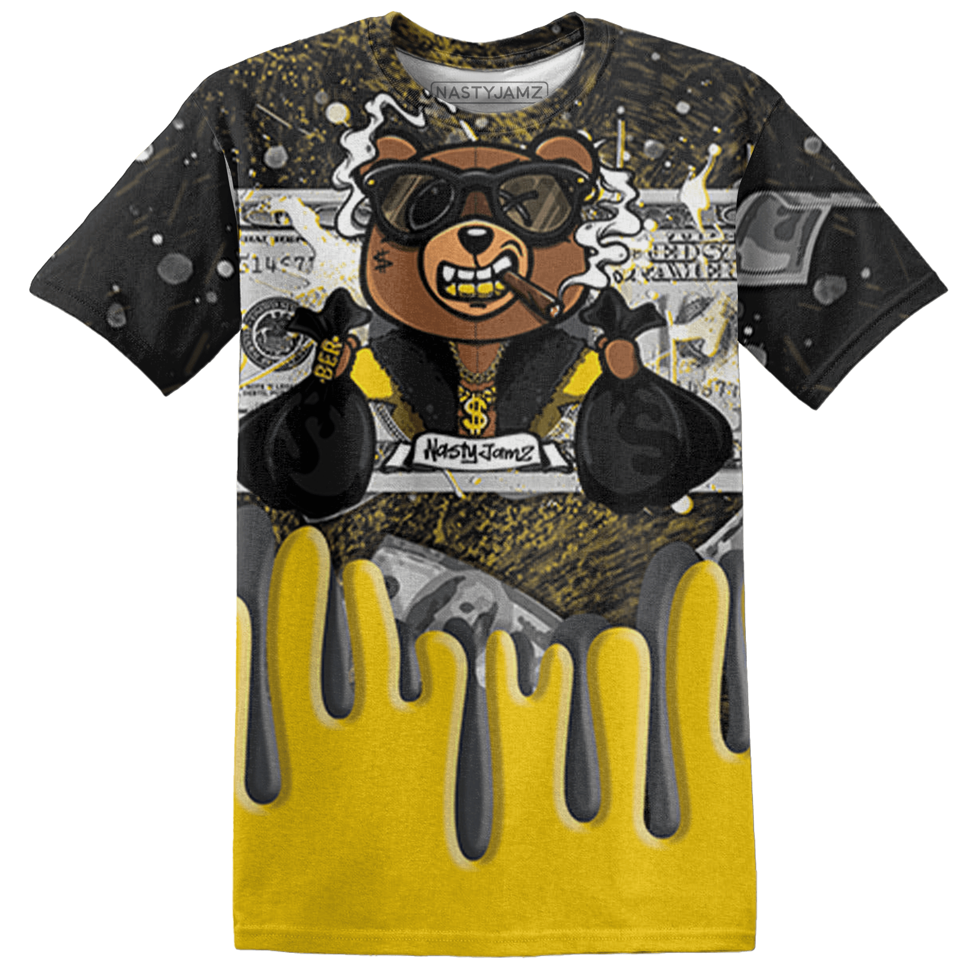 Thunder 4s T Shirt Match BER Dollar 3D All-Over Print - NastyJamz