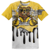 Yellow Ochre 6s T Shirt Match BER Dollar 3D All-Over Print - NastyJamz