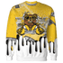 Yellow Ochre 6s Sweatshirt Match BER Dollar 3D All-Over Print - NastyJamz