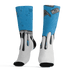 Powder Blue 9s Socks Match BER Dollar 3D All-Over Print - NastyJamz