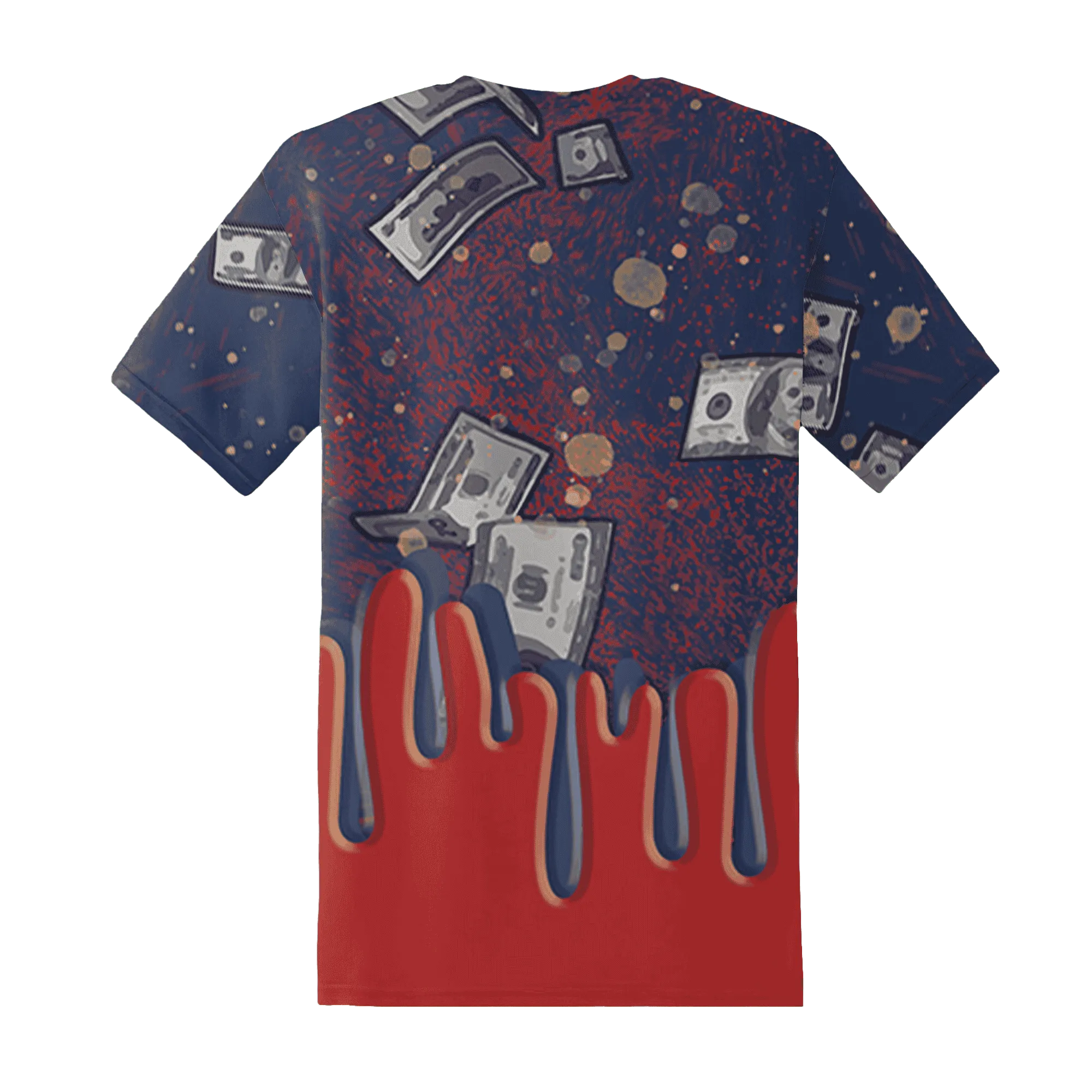 VaporMax-Air-Plus-Midnight-Navy-Gold-Black-T-Shirt-Match-BER-Dollar-3D