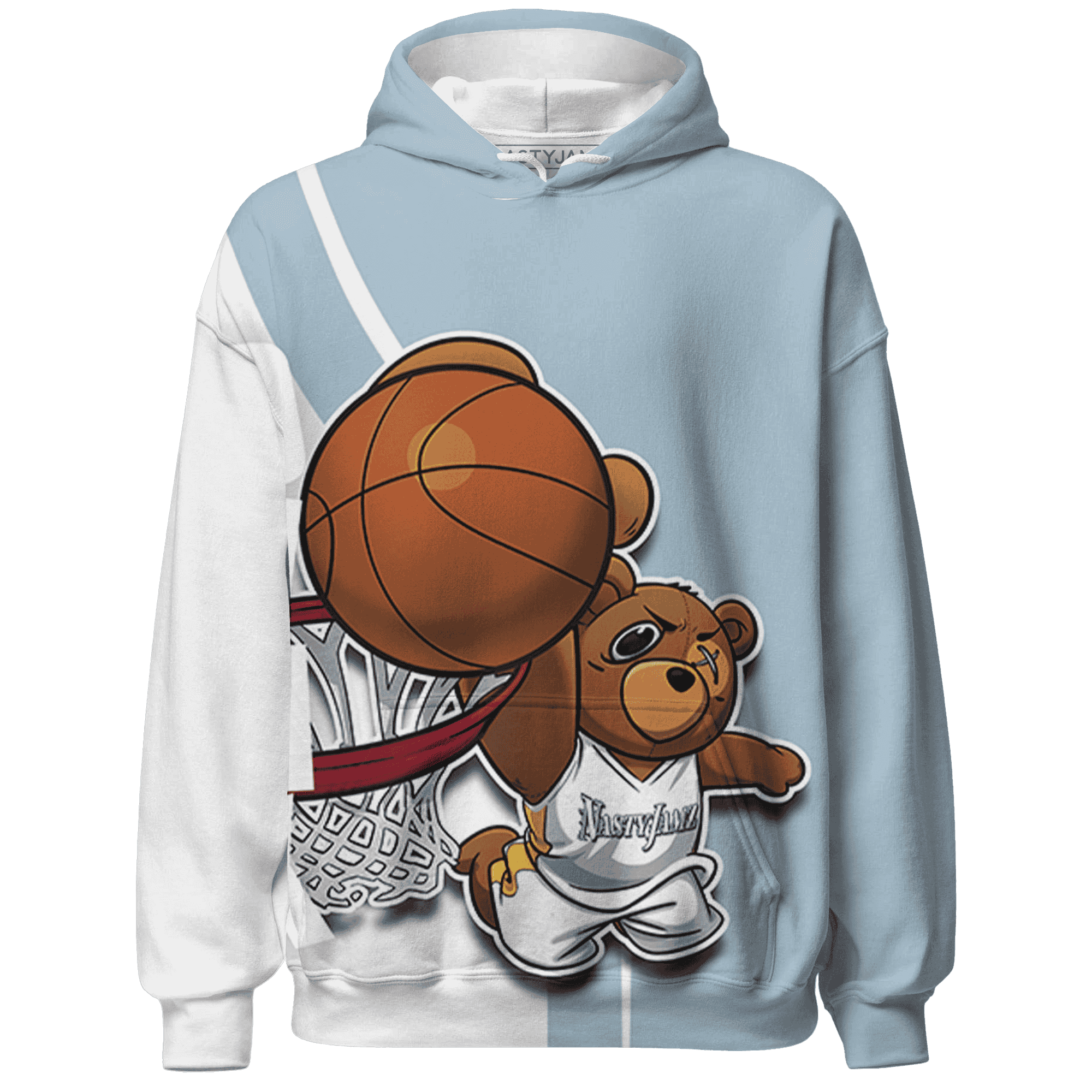 Blue Grey 13s Hoodie Match BER Dunk - NastyJamz