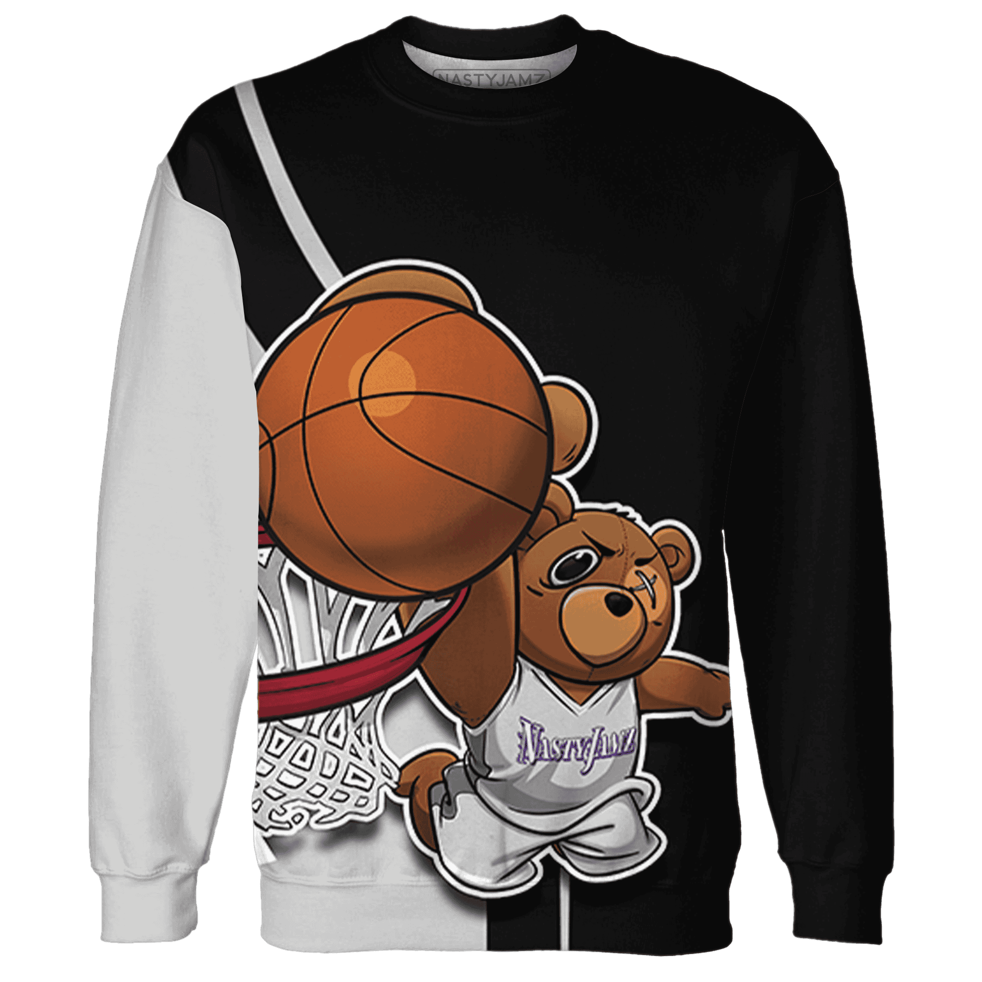 Retro High OG Black White 1s Sweatshirt Match BER Dunk - NastyJamz
