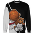 Retro High OG Black White 1s Sweatshirt Match BER Dunk - NastyJamz