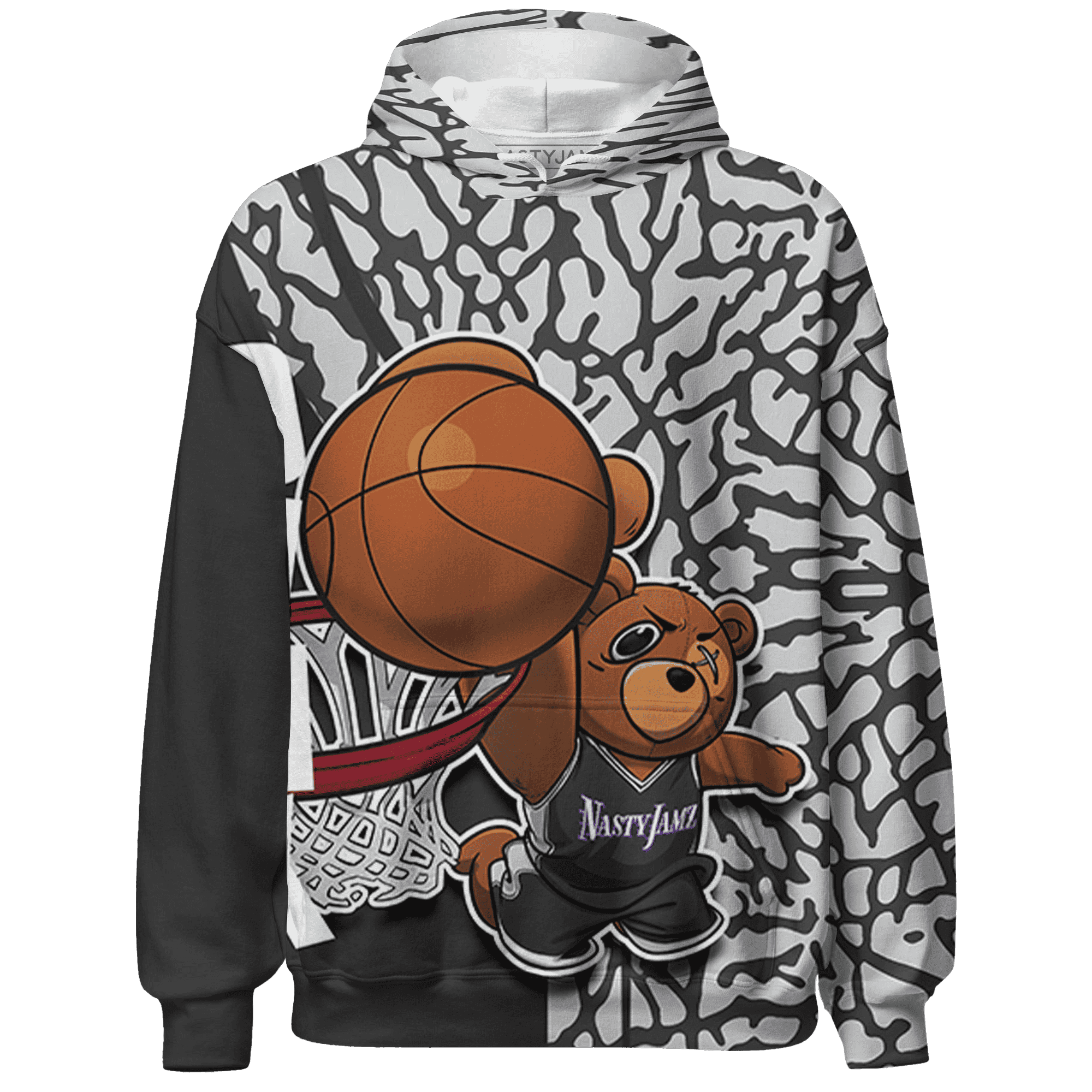 Green Glow 3s Hoodie Match BER Dunk - NastyJamz
