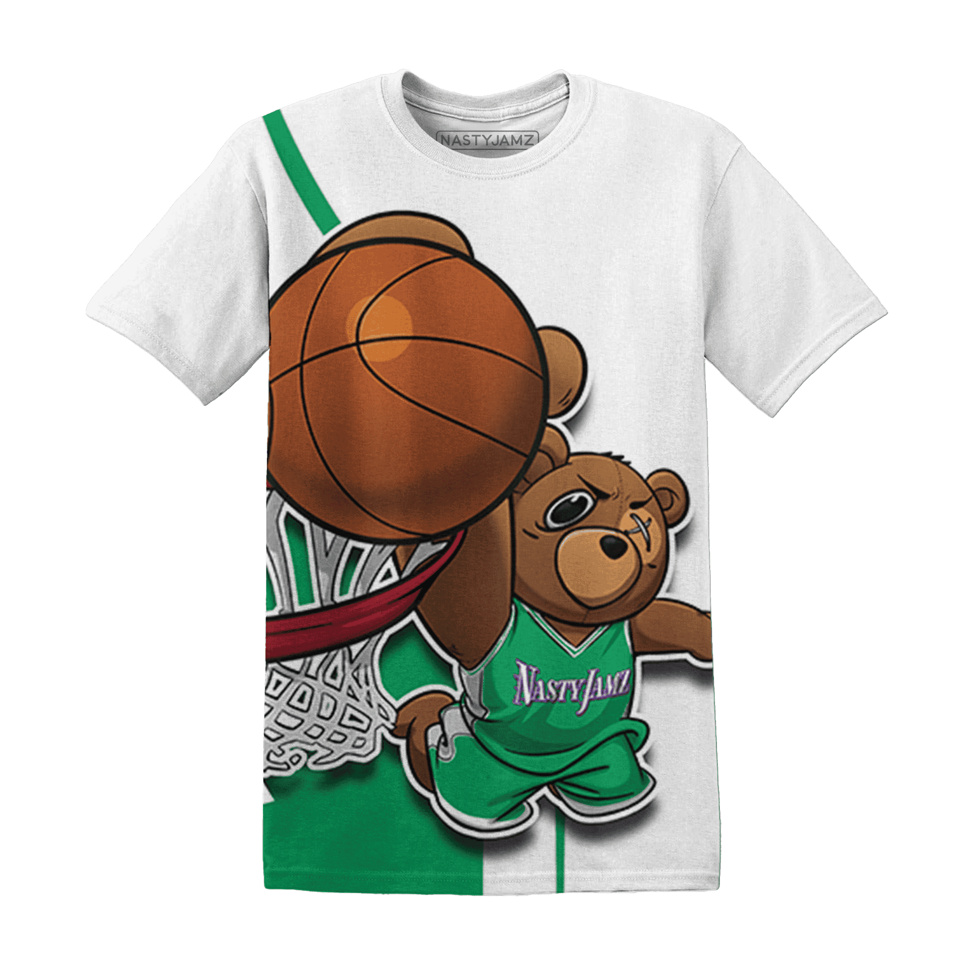 Lucky Green 5s T Shirt Match BER Dunk - NastyJamz