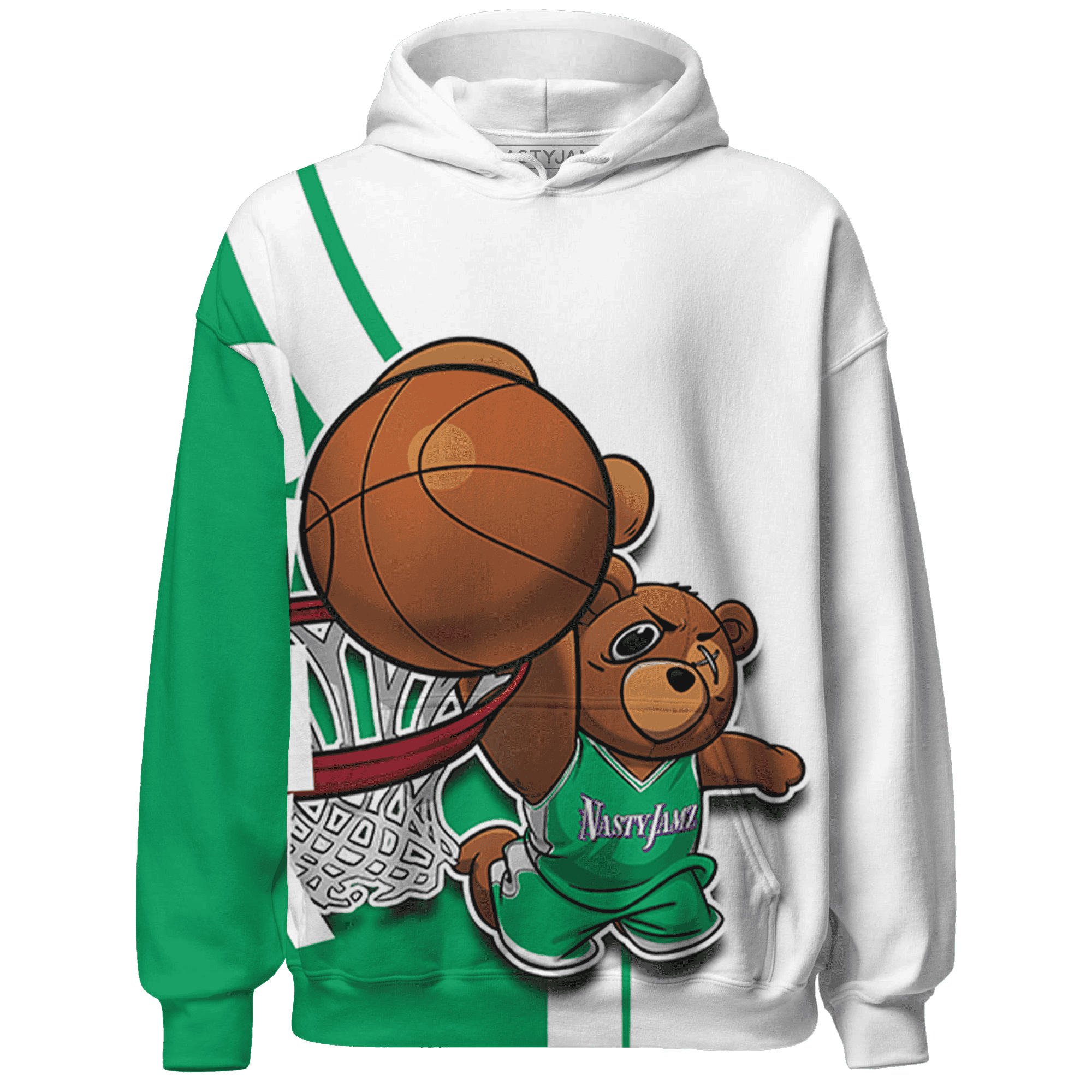 Lucky Green 5s Hoodie Match BER Dunk - NastyJamz