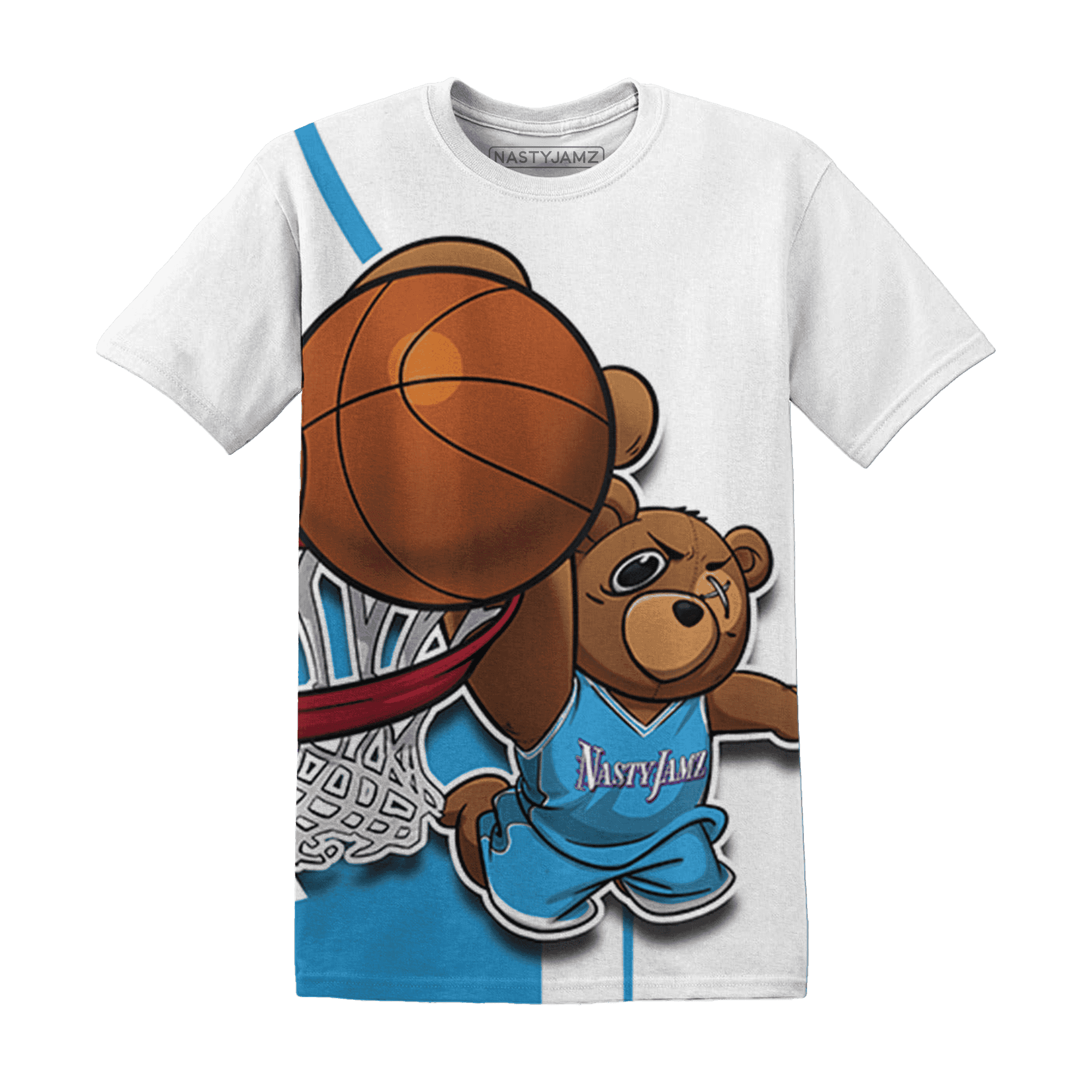 Powder Blue 9s T Shirt Match BER Dunk - NastyJamz