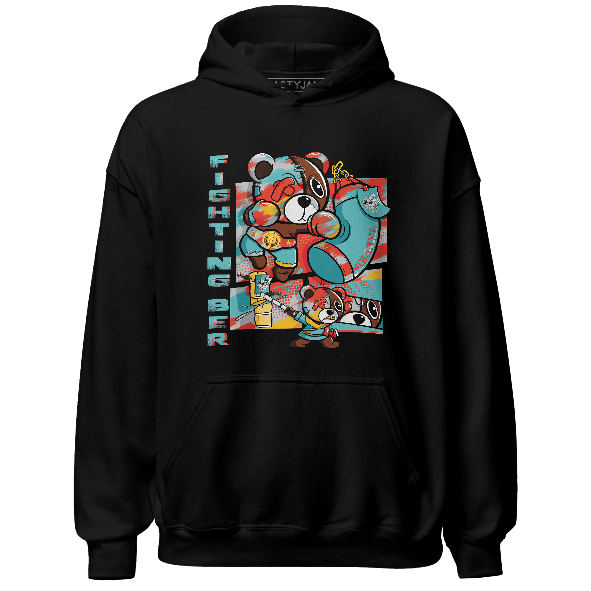 KB 8 Protro Venice Beach Hoodie Match BER Fighting Boxing - NastyJamz