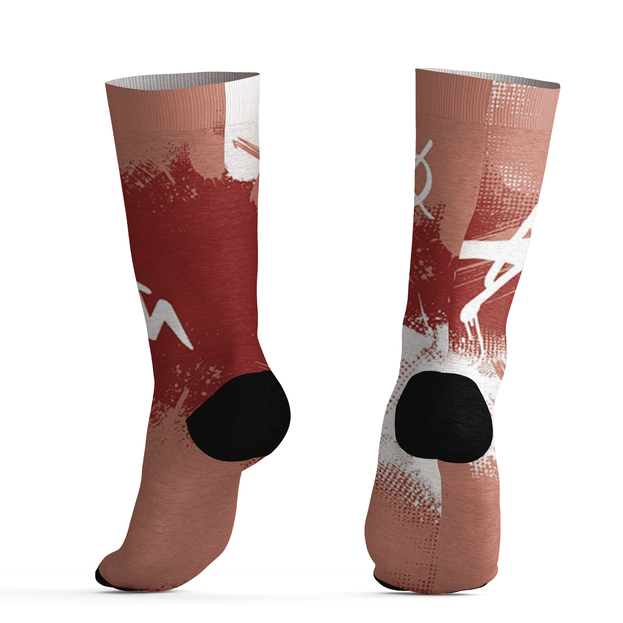 Dune Red 13s Socks Match BER GOTEM 3D All-Over Print - NastyJamz