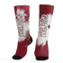High 85 Metallic Burgundy 1s Socks Match BER GOTEM 3D All-Over Print - NastyJamz