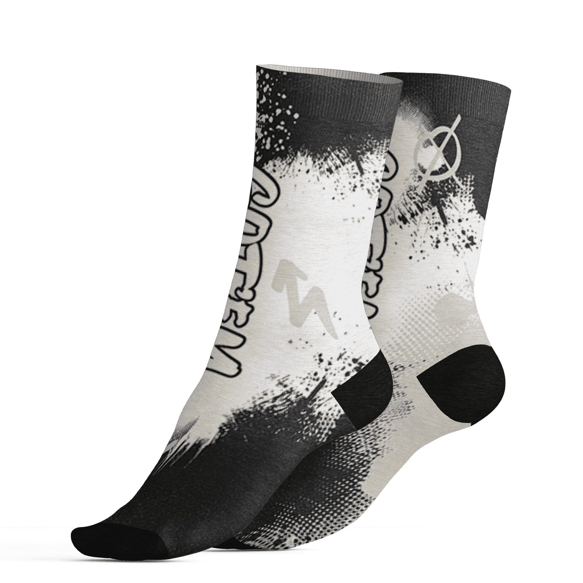Quaiii 54 3s Socks Match BER GOTEM 3D All-Over Print - NastyJamz