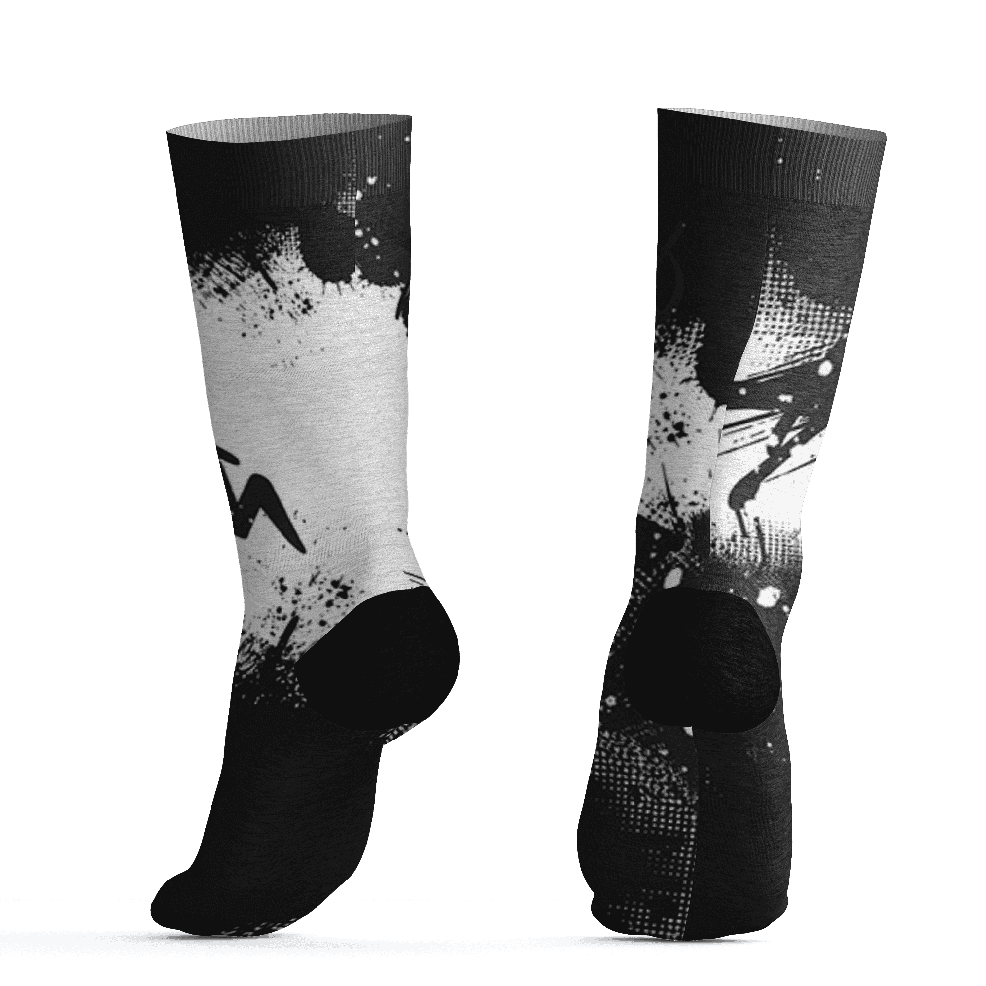 AJ 6 Reverse Oreo Socks Match BER GOTEM 3D All-Over Print - NastyJamz