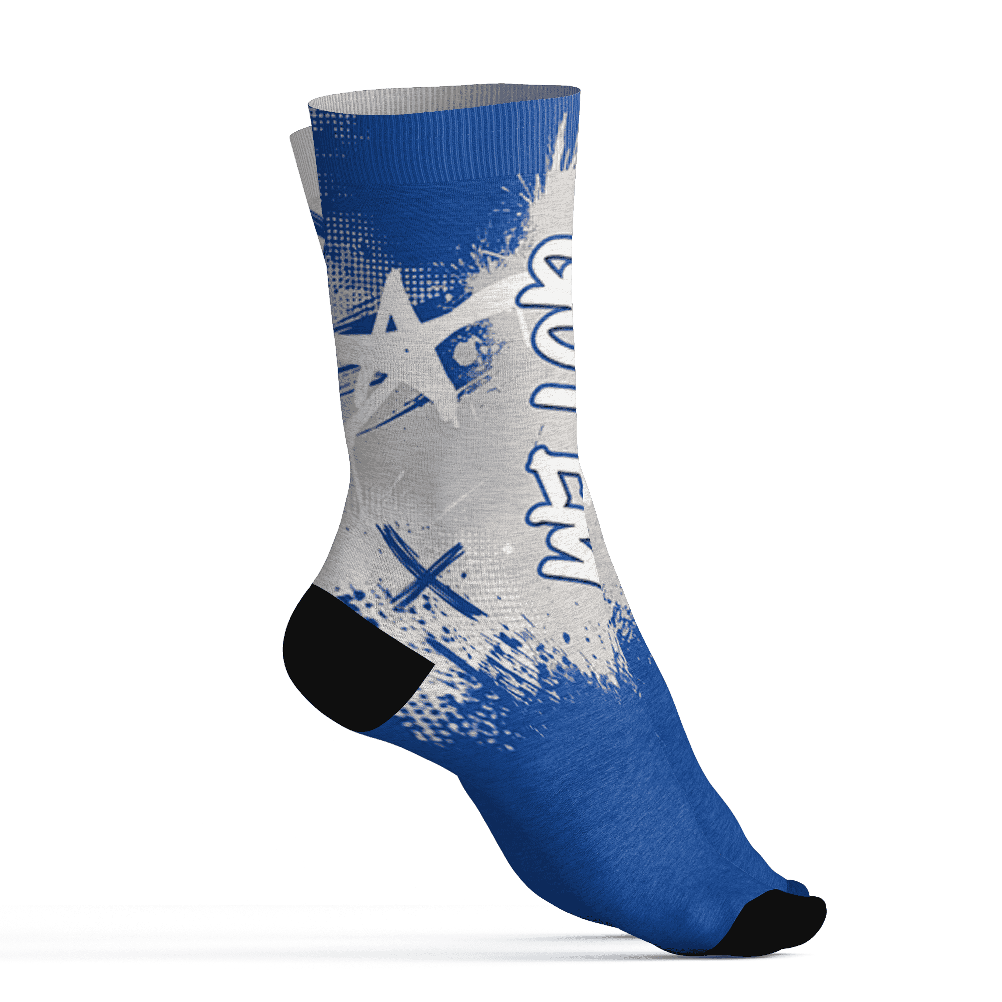 Air Max 1 86 Royal Socks Match BER GOTEM 3D All-Over Print - NastyJamz