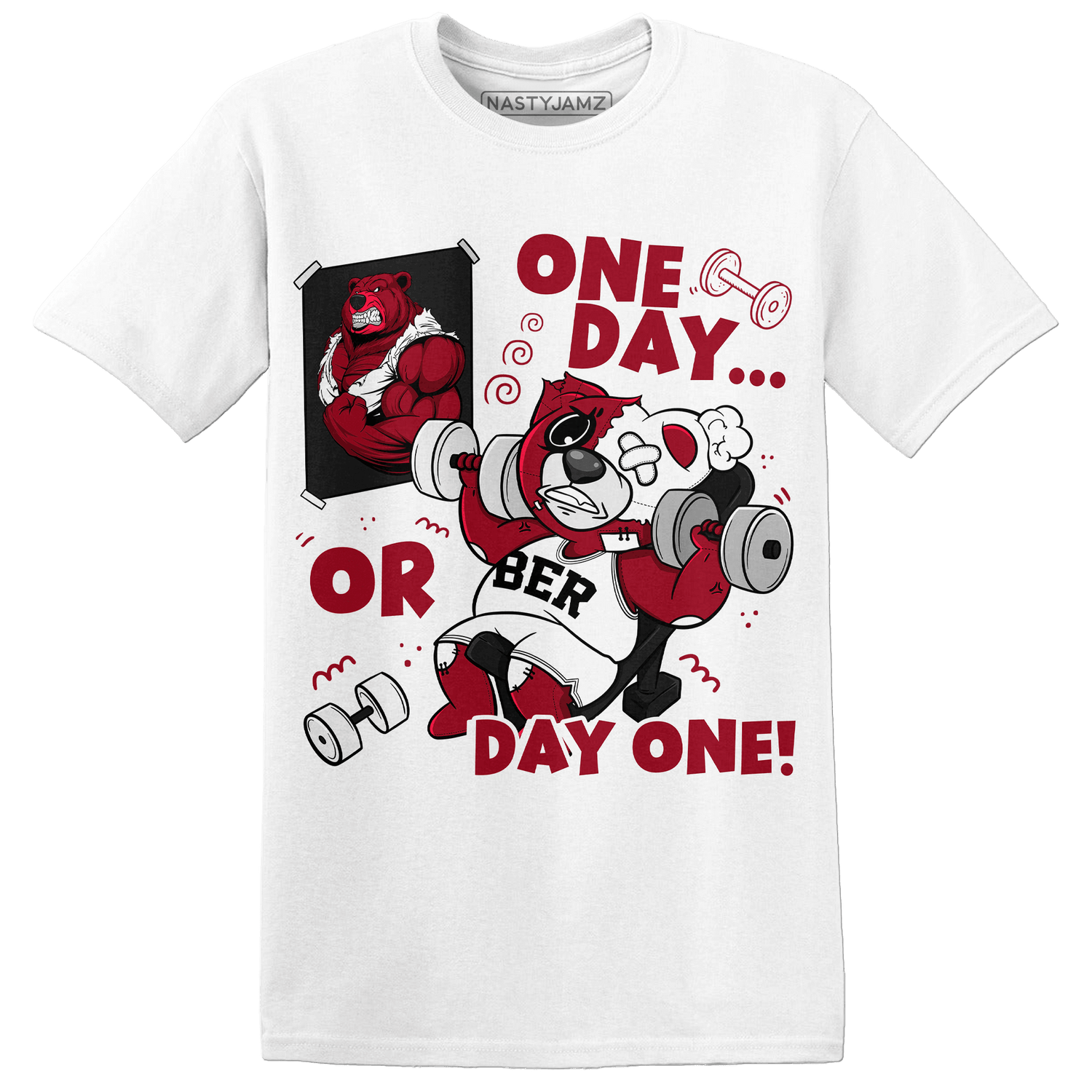 Retro Red Taxi 12s T Shirt Match BER Gymmer - NastyJamz