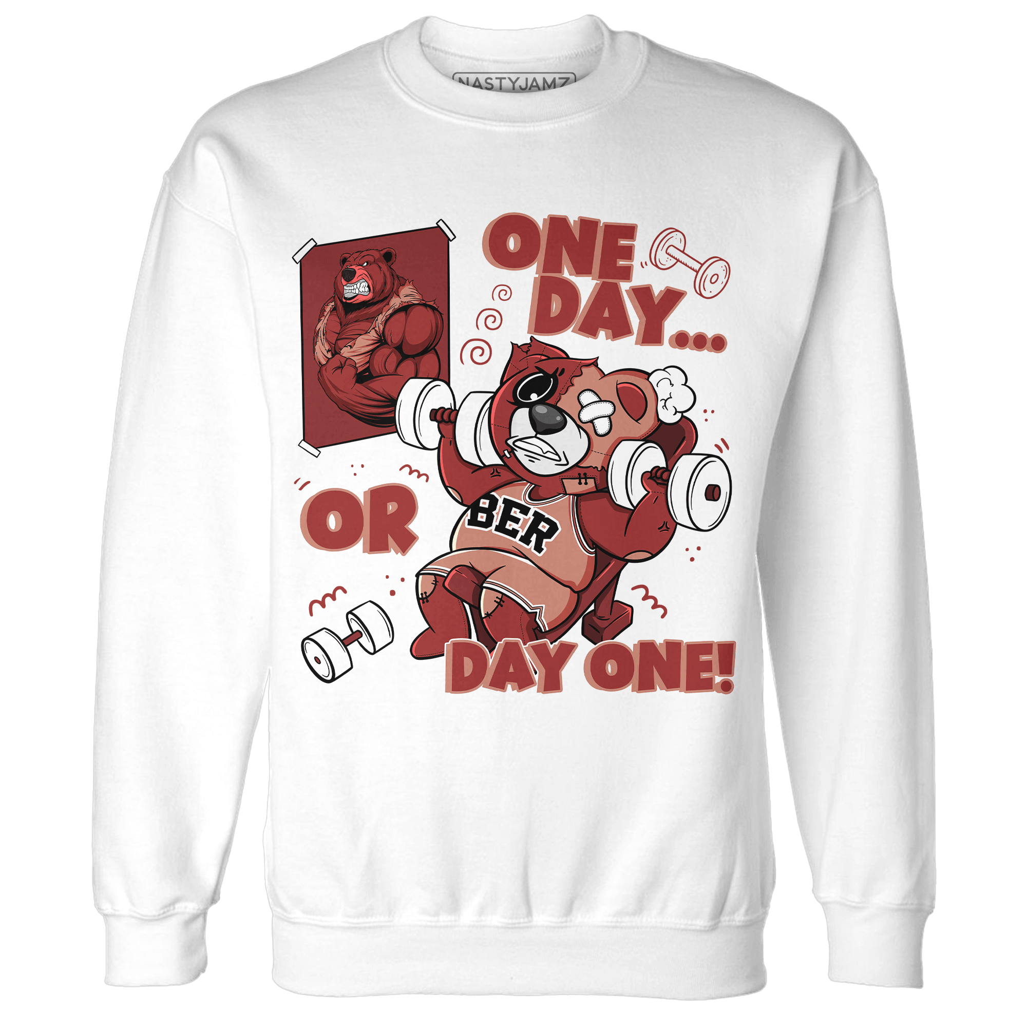 Dune Red 13s Sweatshirt Match BER Gymmer - NastyJamz