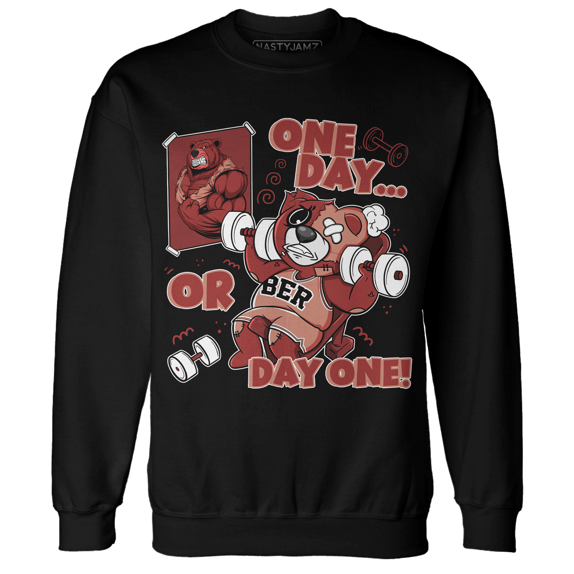 Dune Red 13s Sweatshirt Match BER Gymmer - NastyJamz