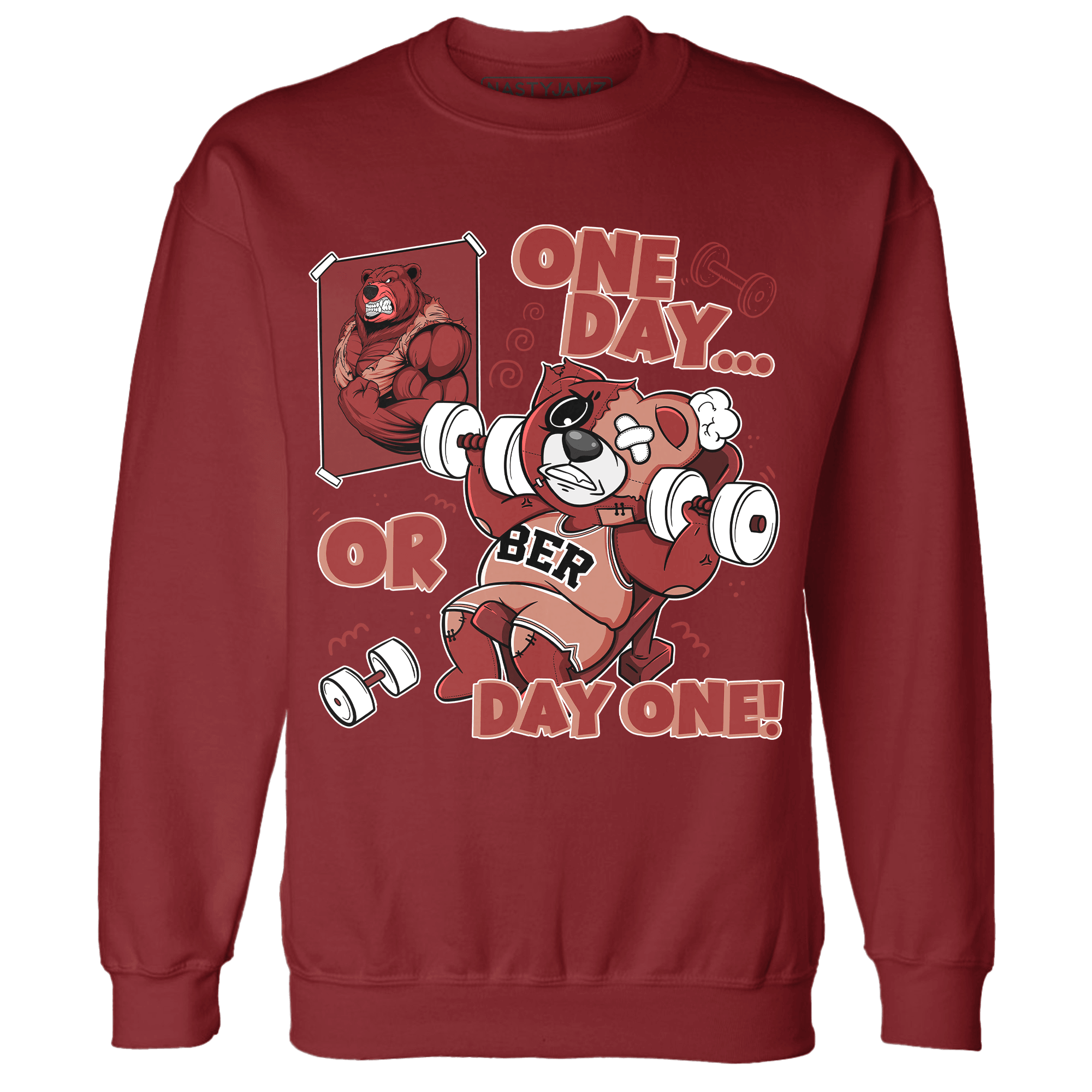 Dune Red 13s Sweatshirt Match BER Gymmer - NastyJamz