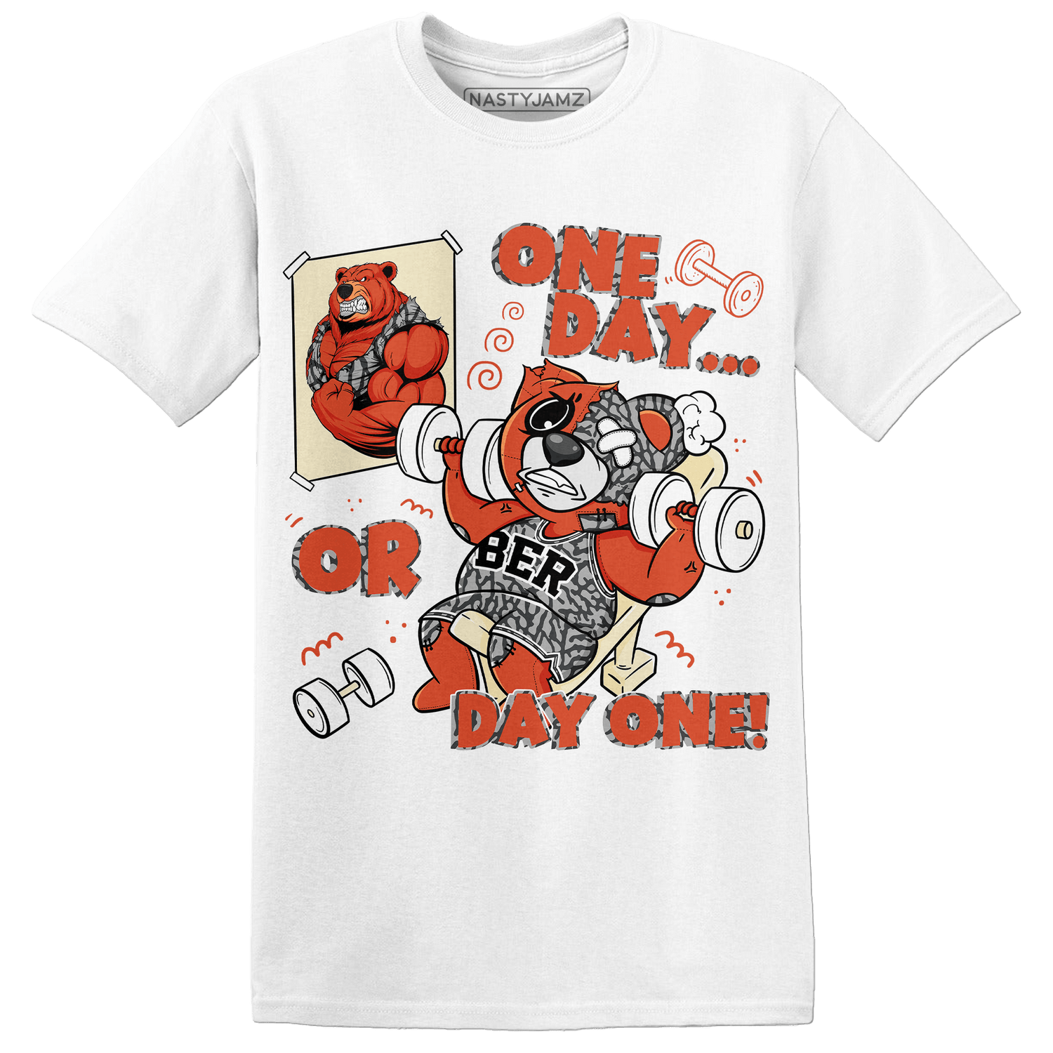 Georgia Peach 3s T Shirt Match BER Gymmer - NastyJamz