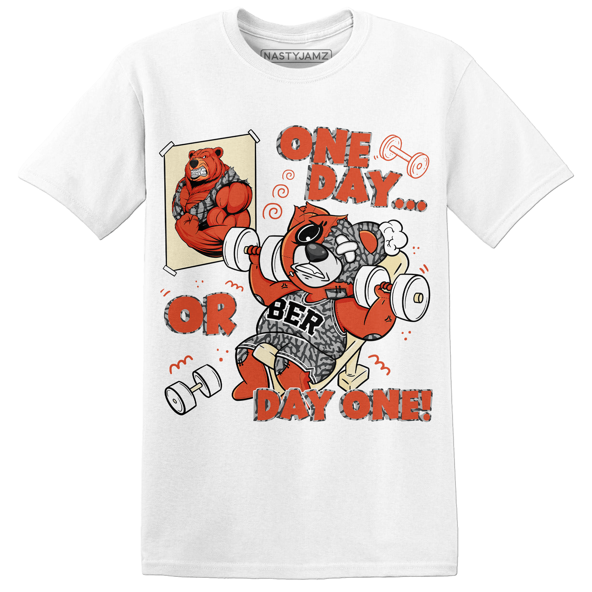 Georgia Peach 3s T Shirt Match BER Gymmer - NastyJamz