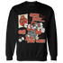 Georgia Peach 3s Sweatshirt Match BER Gymmer - NastyJamz