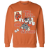 Georgia Peach 3s Sweatshirt Match BER Gymmer - NastyJamz
