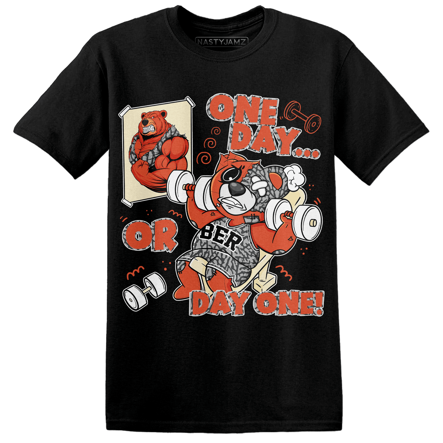 Georgia Peach 3s T Shirt Match BER Gymmer - NastyJamz