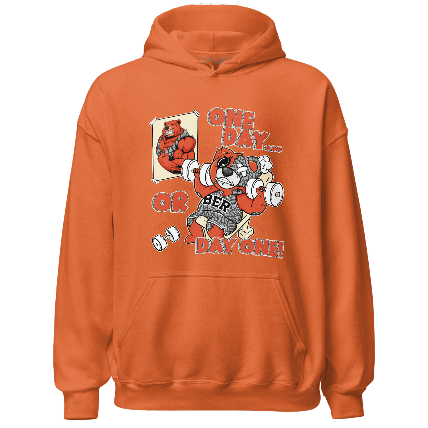Georgia Peach 3s Hoodie Match BER Gymmer - NastyJamz