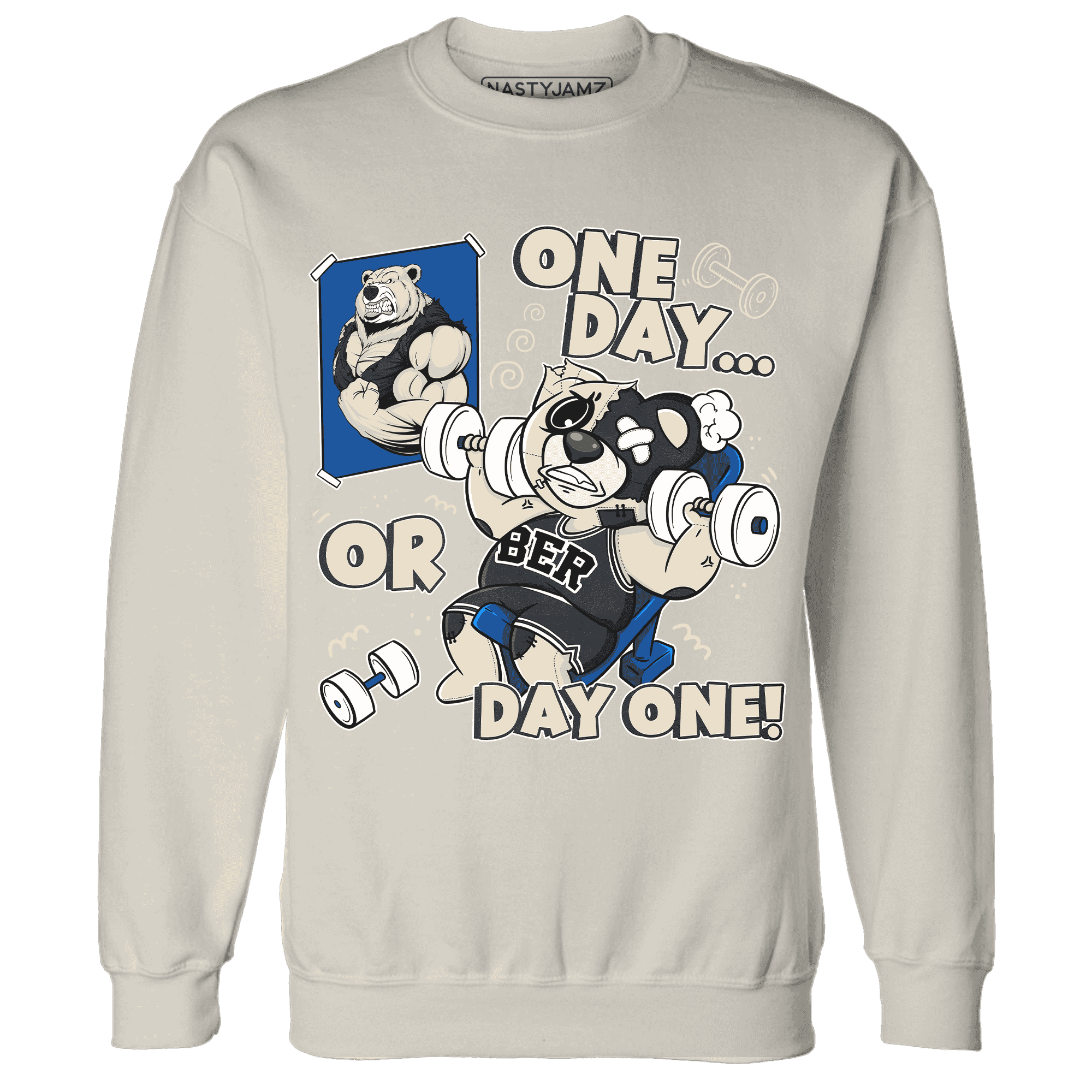 Quaiii 54 3s Sweatshirt Match BER Gymmer - NastyJamz