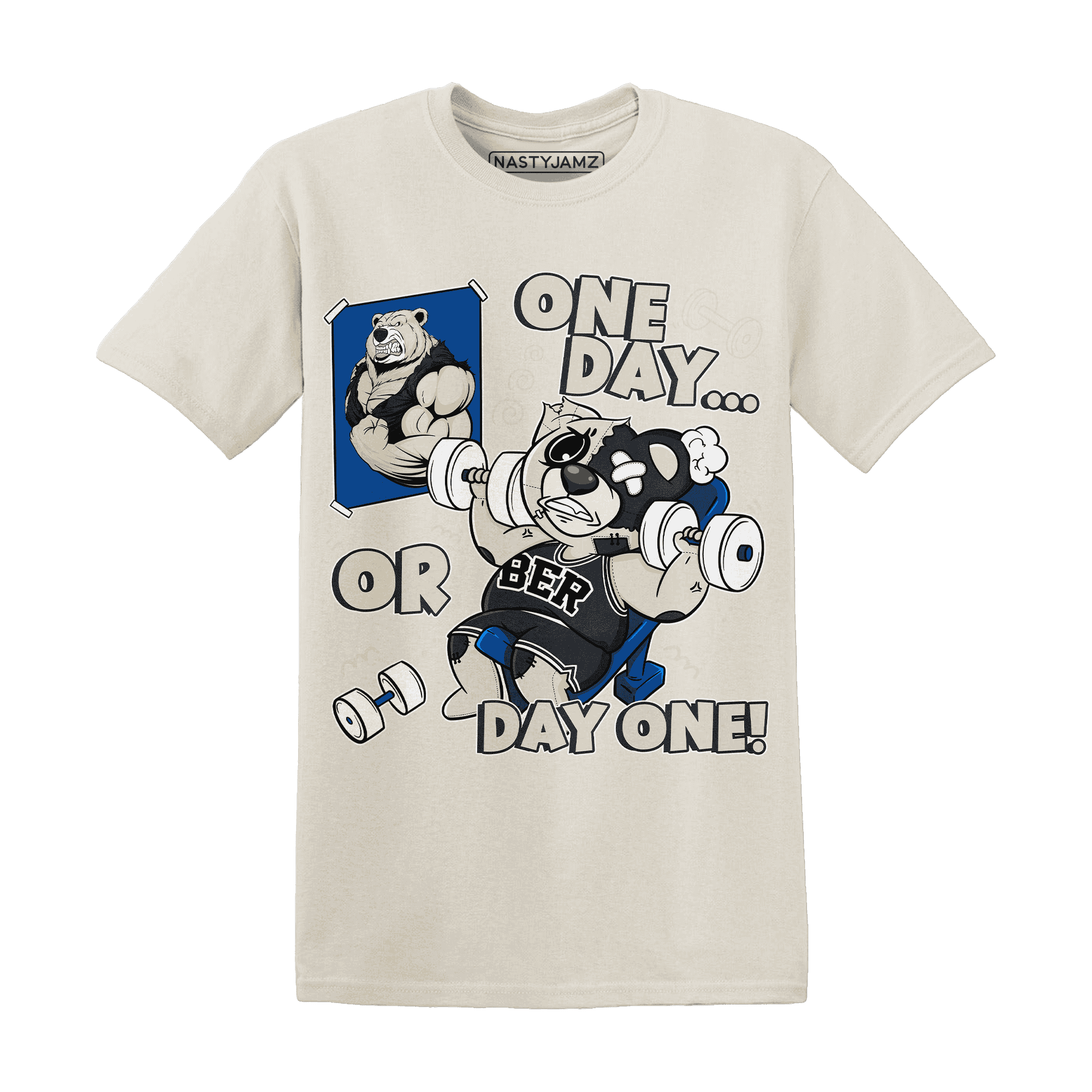 Quaiii 54 3s T Shirt Match BER Gymmer - NastyJamz