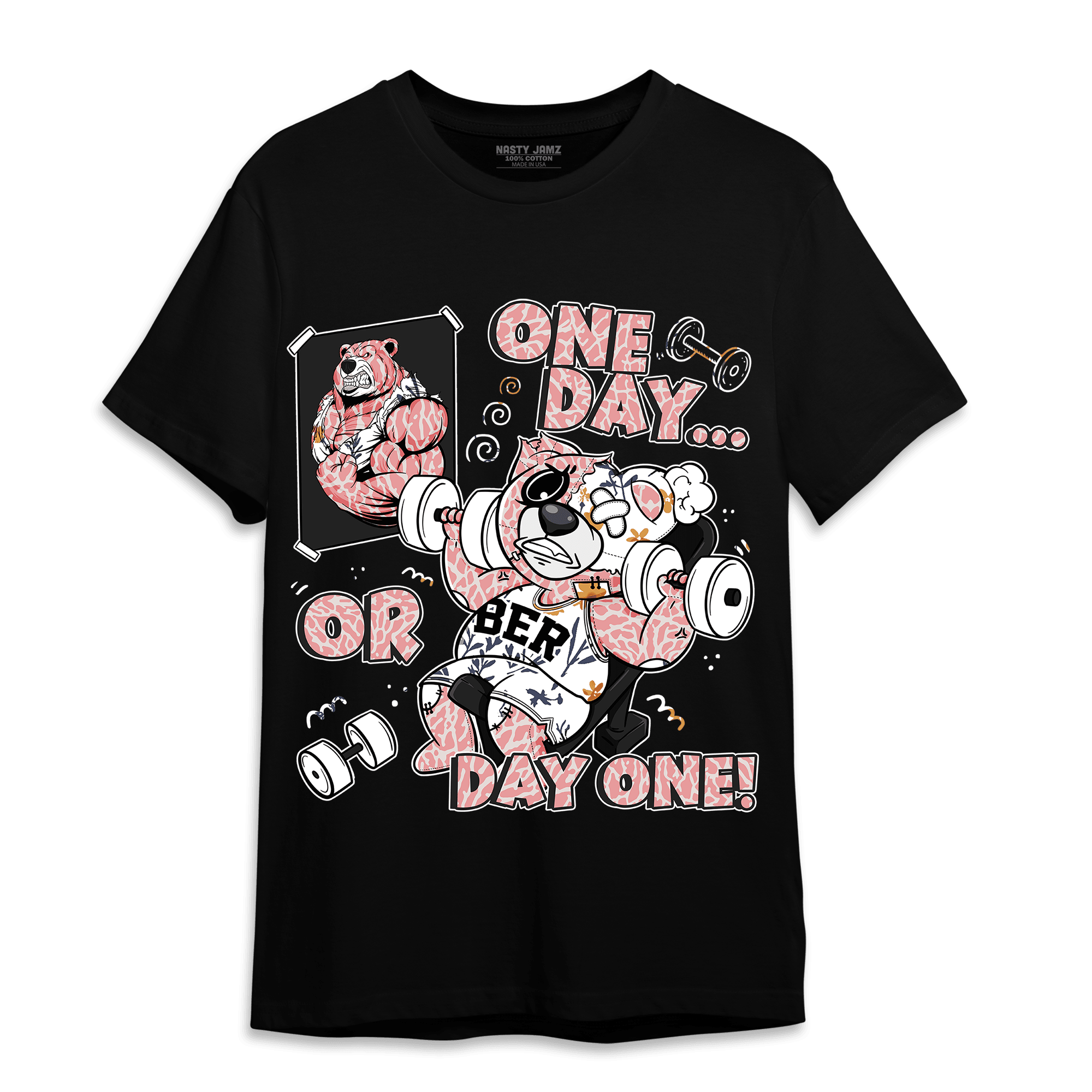 Red Stardust 3s T Shirt Match BER Gymmer - NastyJamz